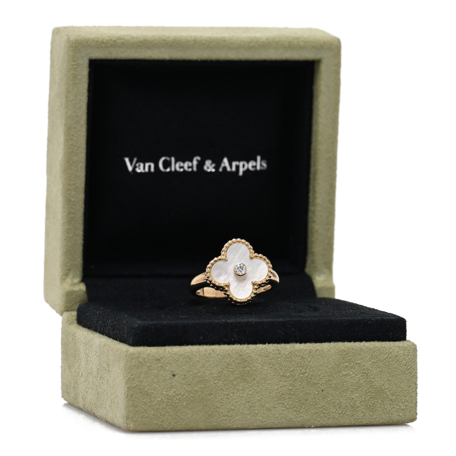 ヴァンクリーフ&アーペル ヴィンテージアルハンブラ リング マルチカラー 18K イエローゴールド VAN CLEEF & ARPELS VINTAGE ALHAMBRA RING MULTICOLOR 18K YELLOW GOLD