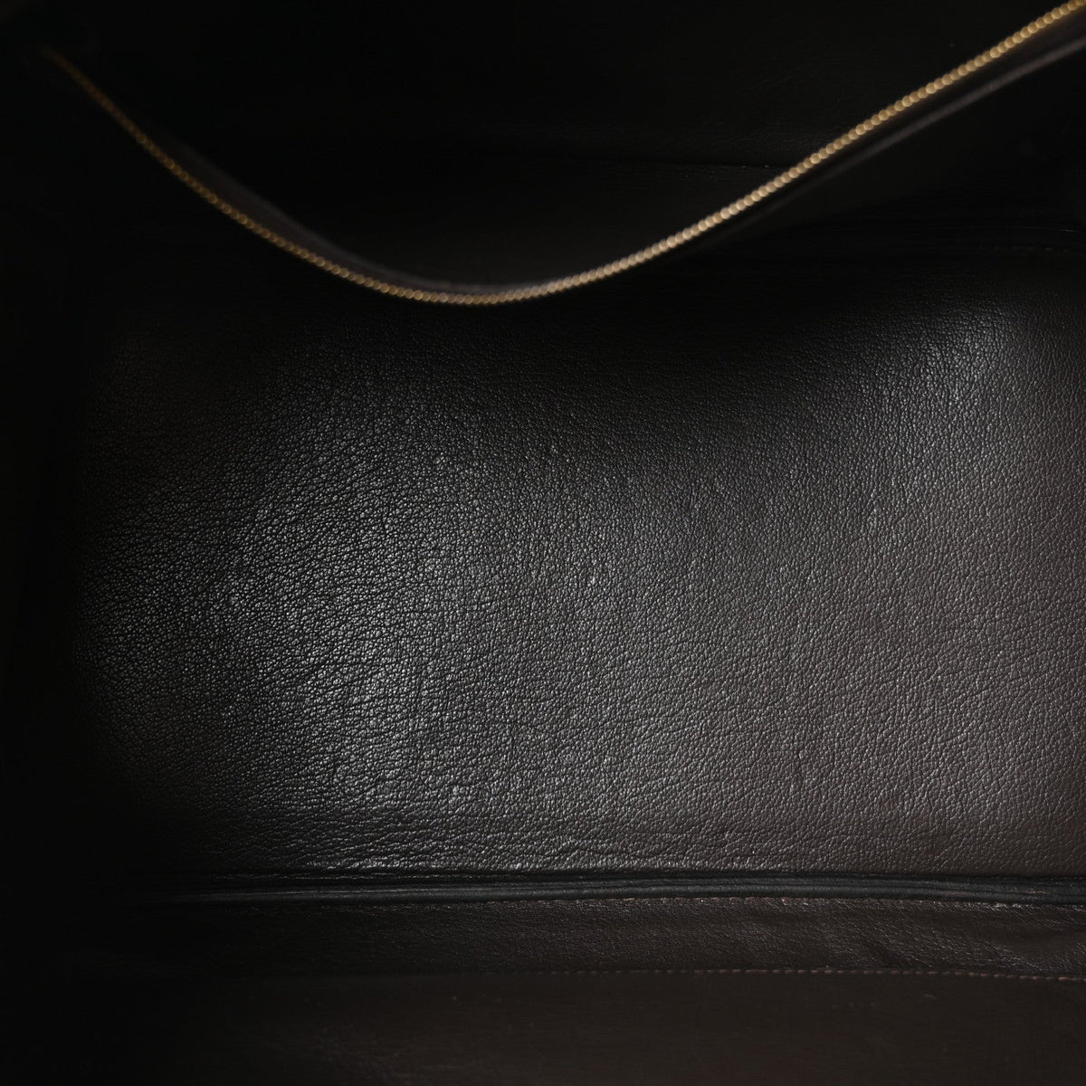 Hermès Birkin 35 Ebene Togo Gold Hardware