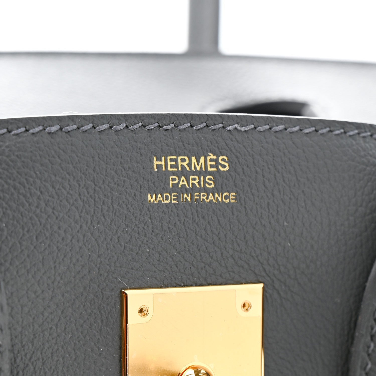 HERMES BIRKIN 29 ARDOISE EVERCOLOR GOLD HARDWARE
