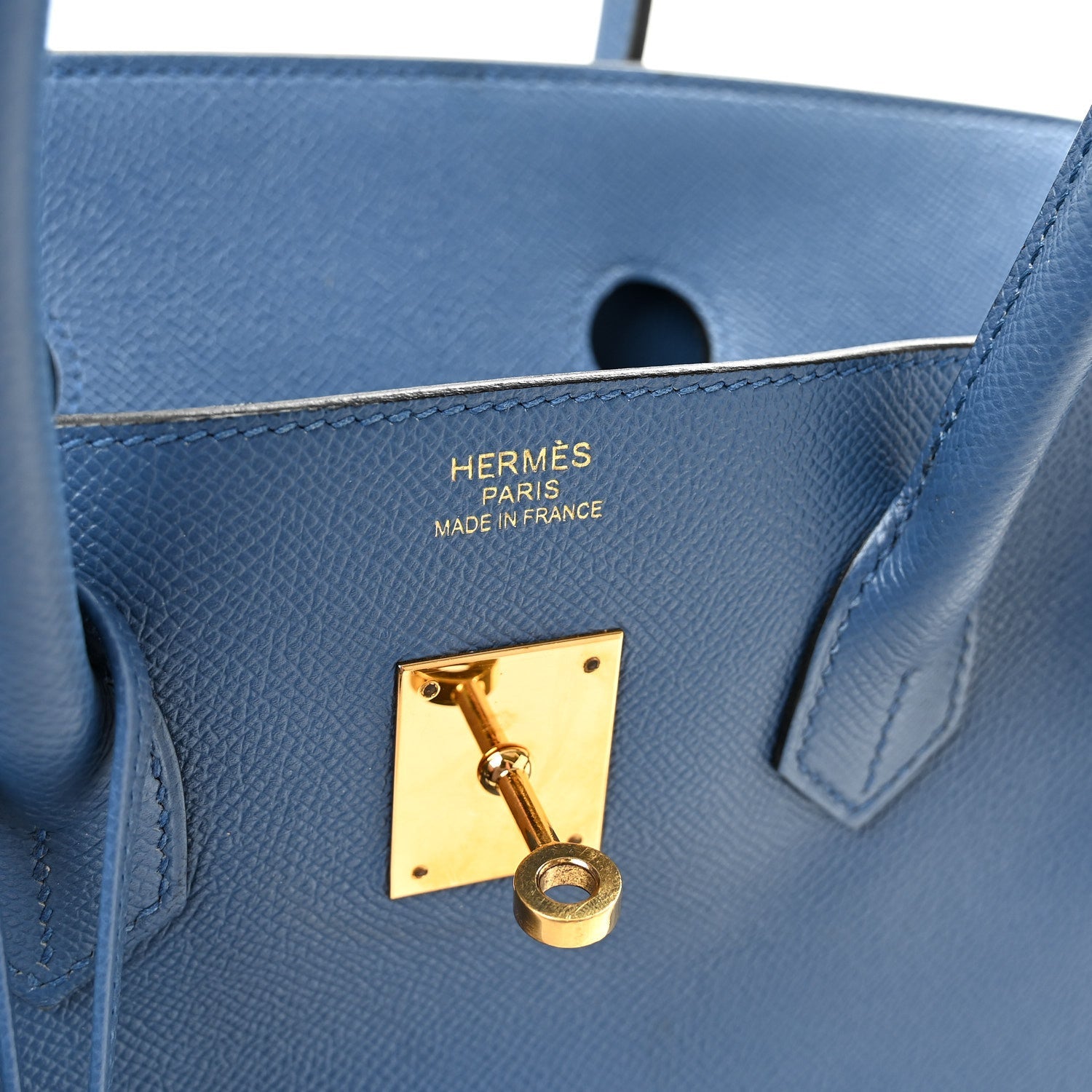 エルメス バーキン 35 Bleu Agate エプソン ゴールド金具 HERMES BIRKIN 35 BLEU AGATE EPSOM GOLD HARDWARE