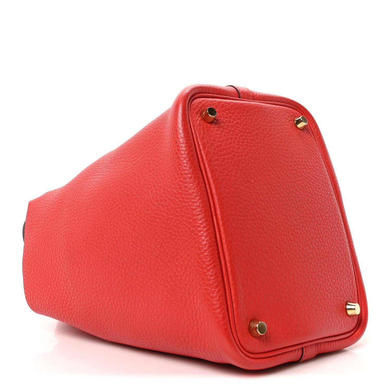 HERMES PICOTIN LOCK PM 18 ROUGE TOMATE TAURILLON CLEMENCE GOLD HARDWARE