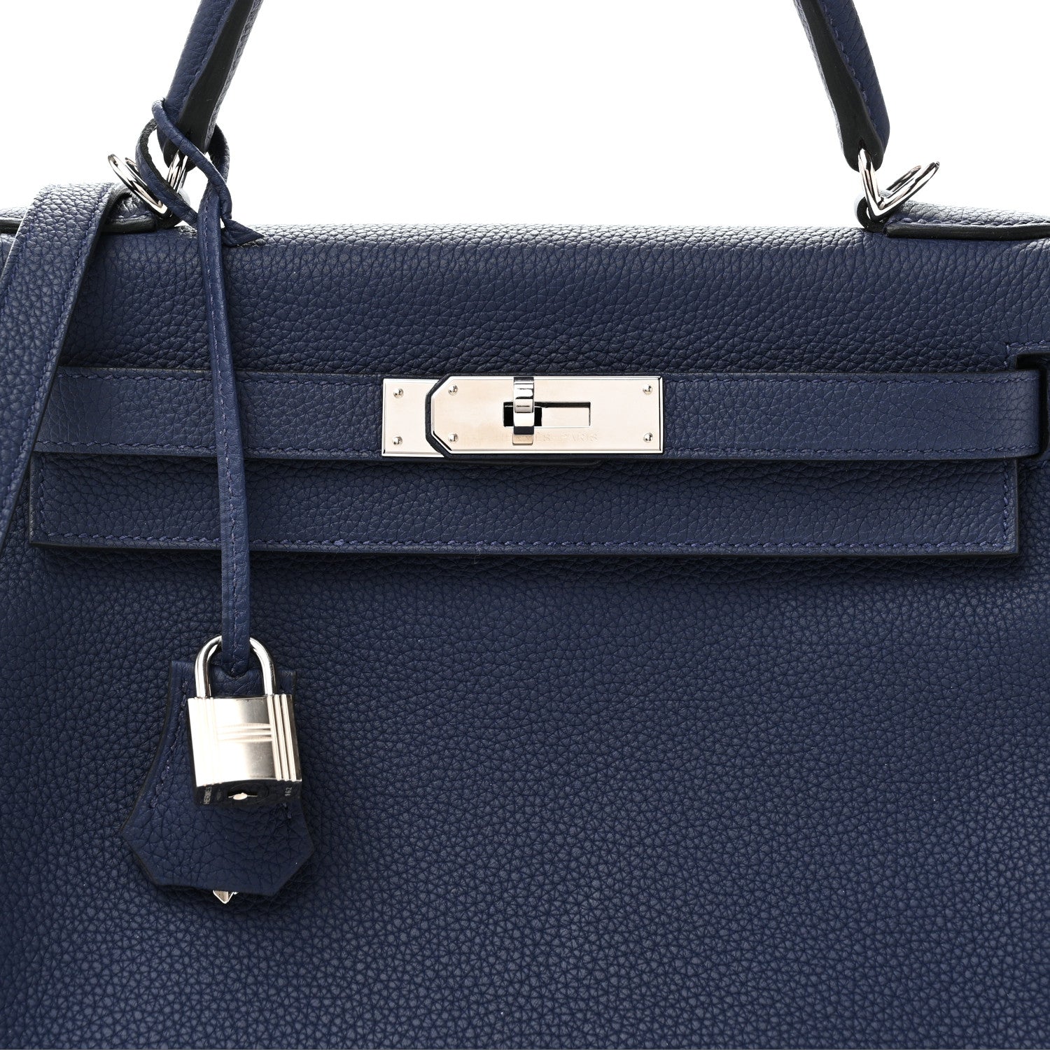エルメス ケリー 28 内縫い Bleu Saphir トゴ シルバー金具 HERMES KELLY 28 RETOURNE BLEU SAPHIR TOGO SILVER HARDWARE