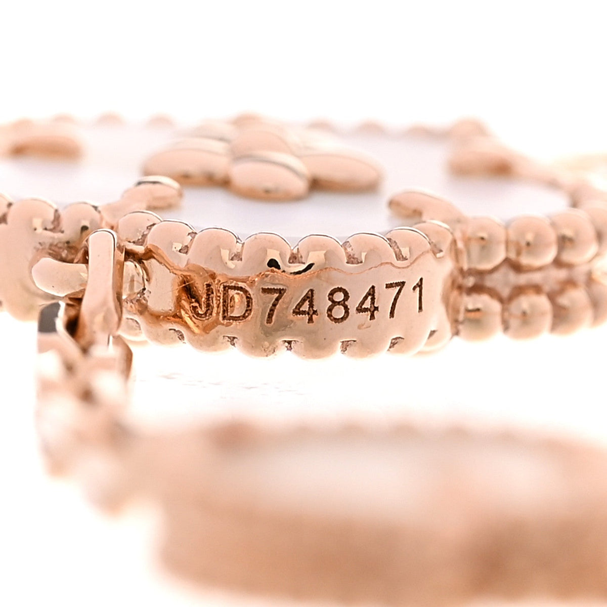 Van Cleef & Arpels Lucky Spring 5 Motifs Bracelet, Multicolor, 18K Rose Gold