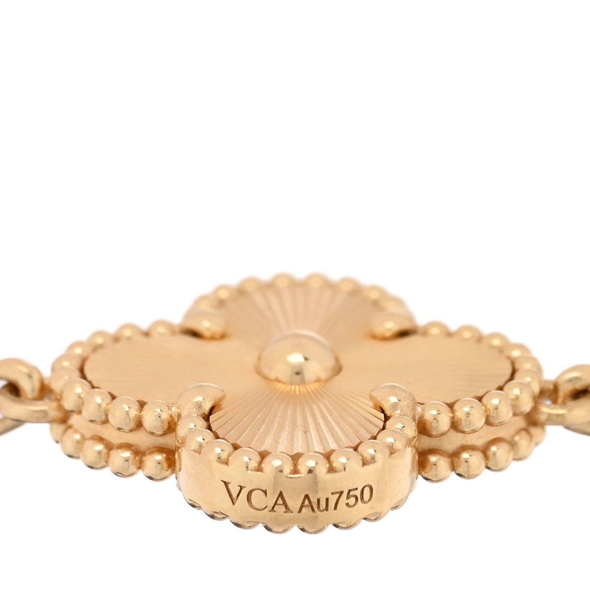 ヴァンクリーフ&アーペル ヴィンテージアルハンブラ 5モチーフ ブレスレット マルチカラー 18K イエローゴールド VAN CLEEF & ARPELS VINTAGE ALHAMBRA 5 MOTIFS BRACELET MULTICOLOR 18K YELLOW GOLD