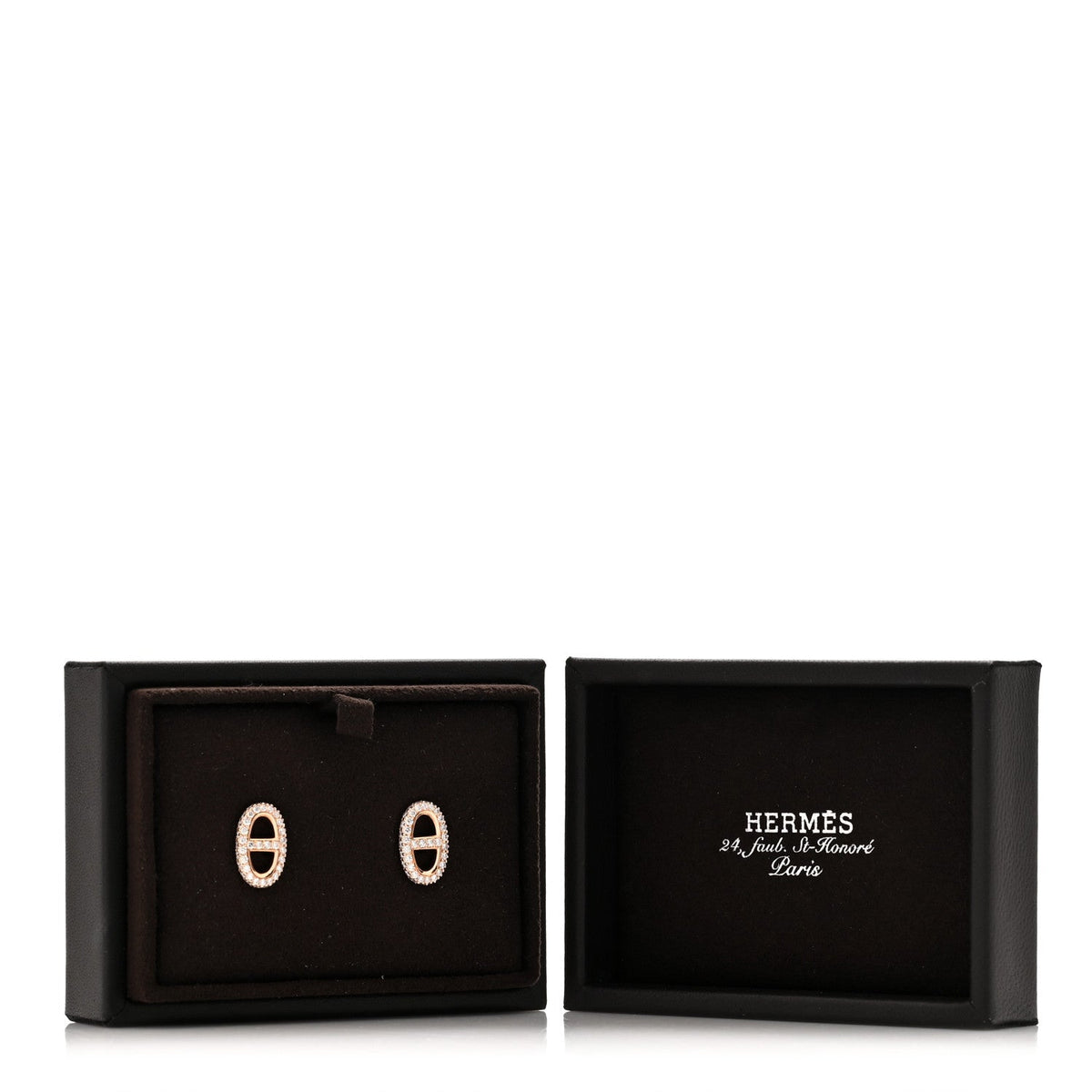 エルメス ファランドールピアス 18K ローズゴールド ダイヤモンド HERMES FARANDOLE EARRINGS 18K ROSE GOLD DIAMOND