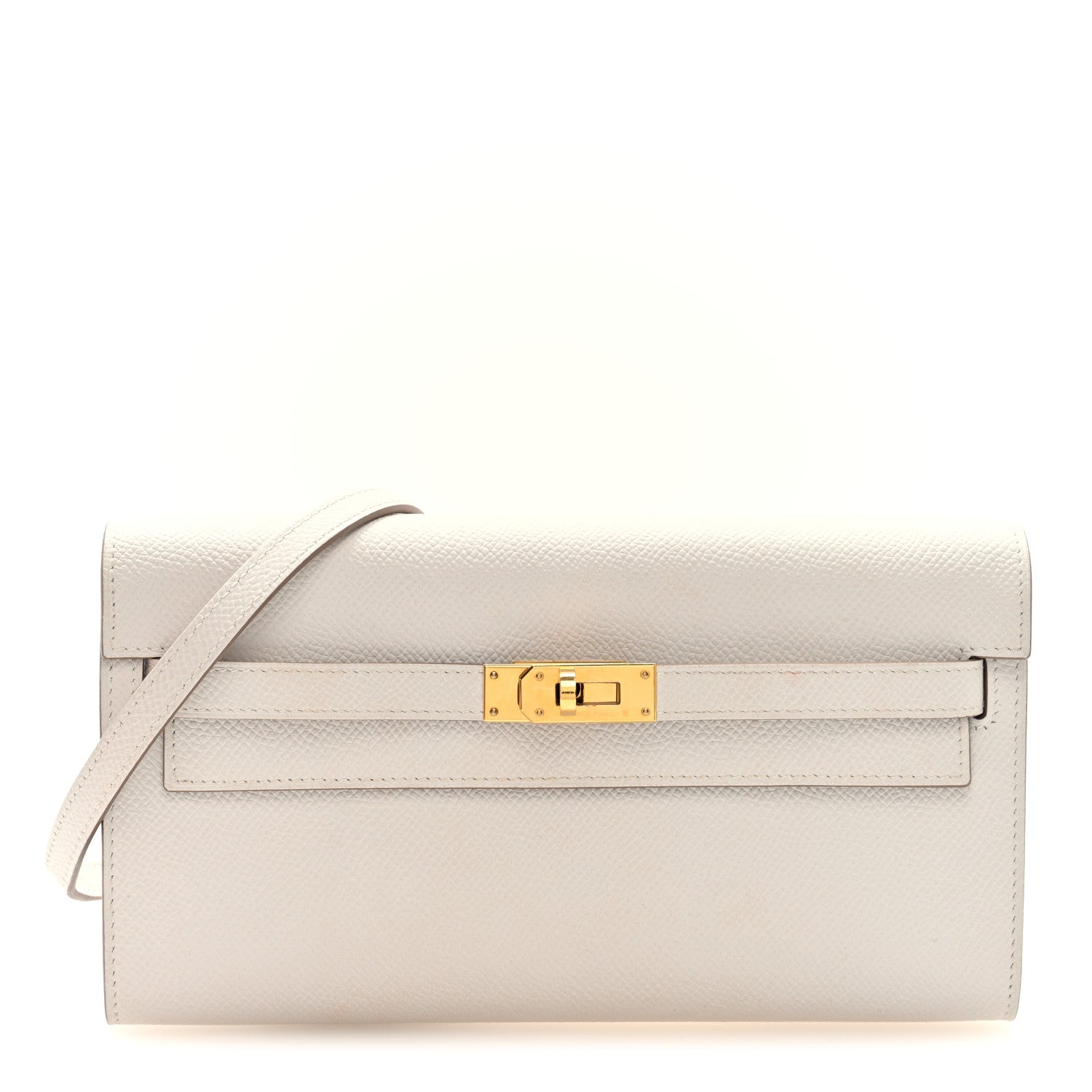 エルメス ケリートゥーゴー 長財布 Nata エプソン ゴールド金具 HERMES KELLY TO GO WALLET NATA EPSOM GOLD HARDWARE