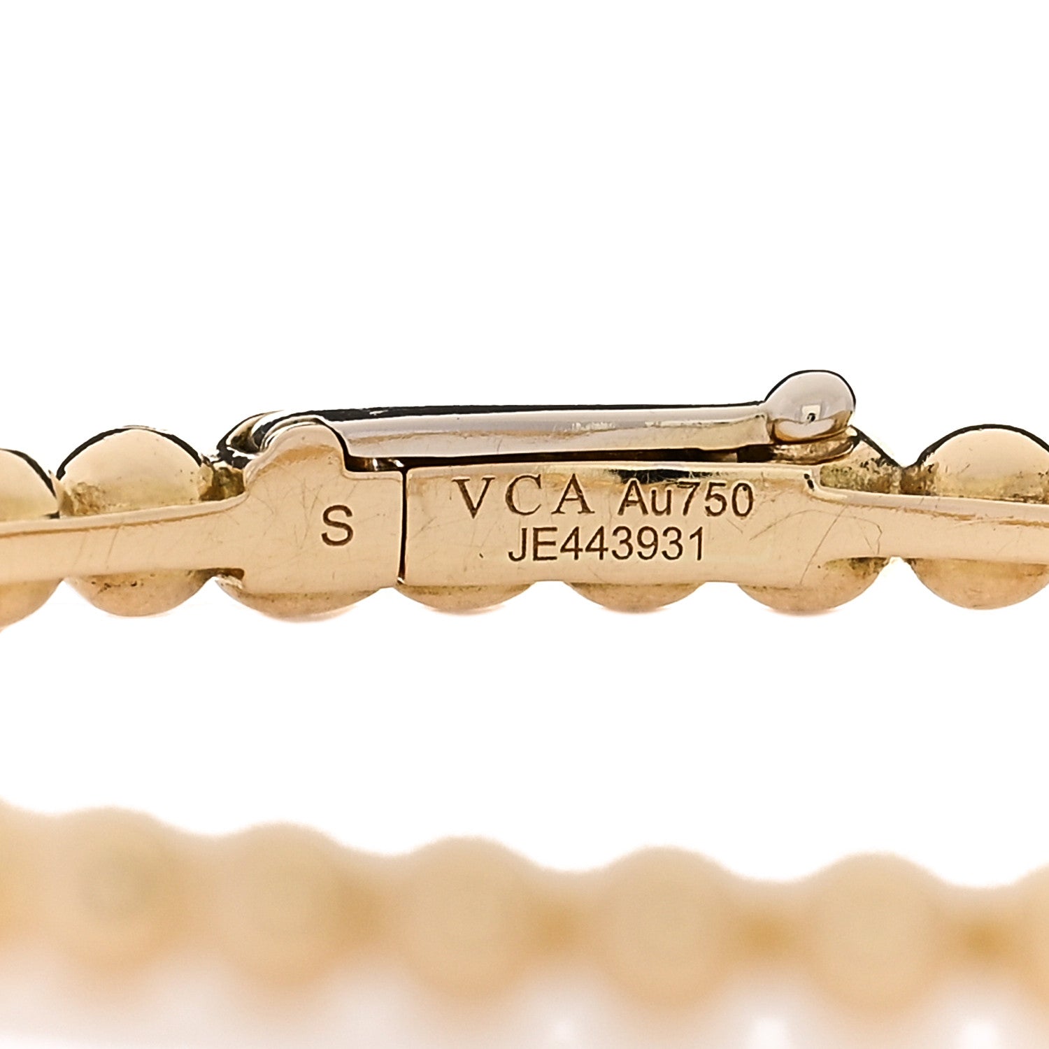 ヴァンクリーフ&アーペル ペルレ ブレスレット 18K イエローゴールド VAN CLEEF & ARPELS PERLÉE BRACELET 18K YELLOW GOLD