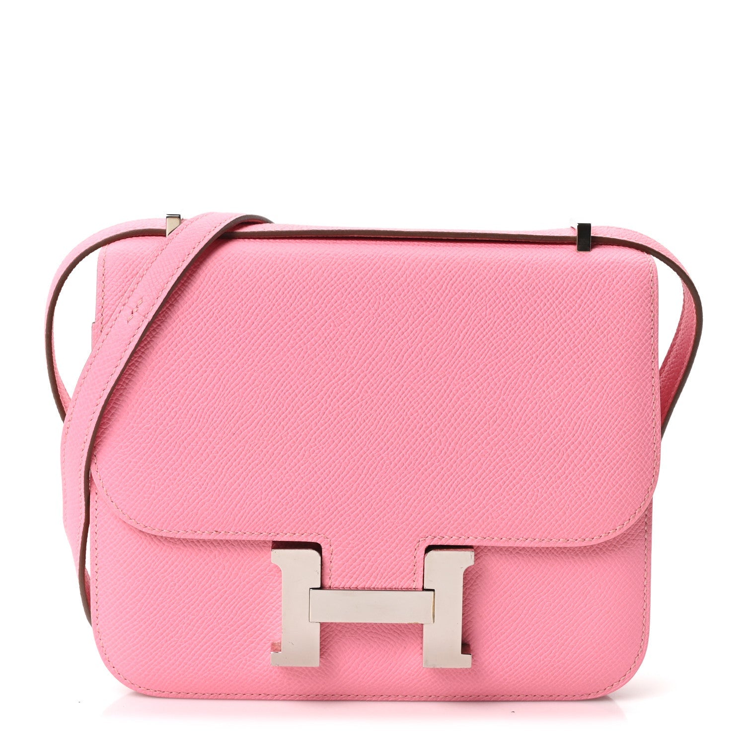 エルメス ミニコンスタンス 18 Rose Confetti エプソン シルバー金具 HERMES MINI CONSTANCE 18 ROSE CONFETTI EPSOM SILVER HARDWARE