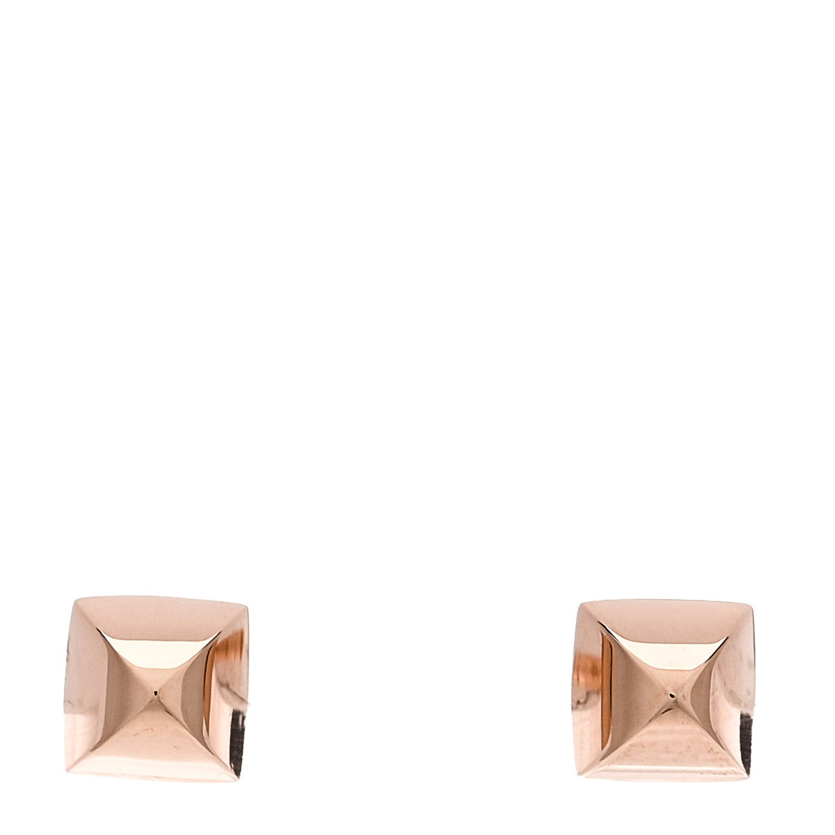 エルメス クルードゥH ピアス 18K ローズゴールド HERMES CLOU D'H EARRINGS 18K ROSE GOLD