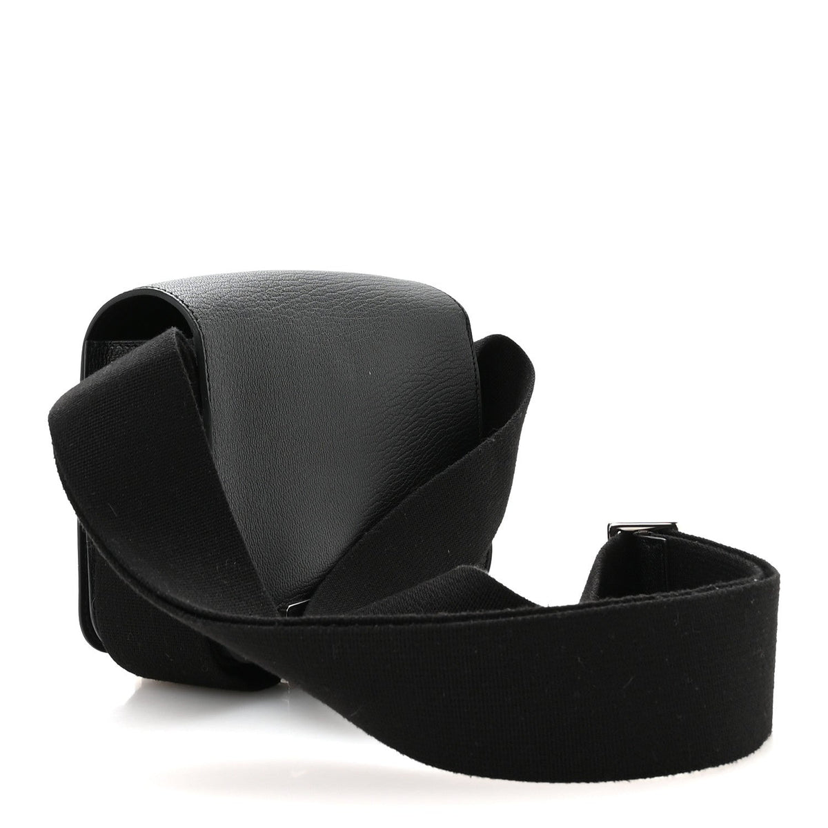 エルメス ゲタ Black シェーブルミゾール シルバー金具 HERMES GETA 