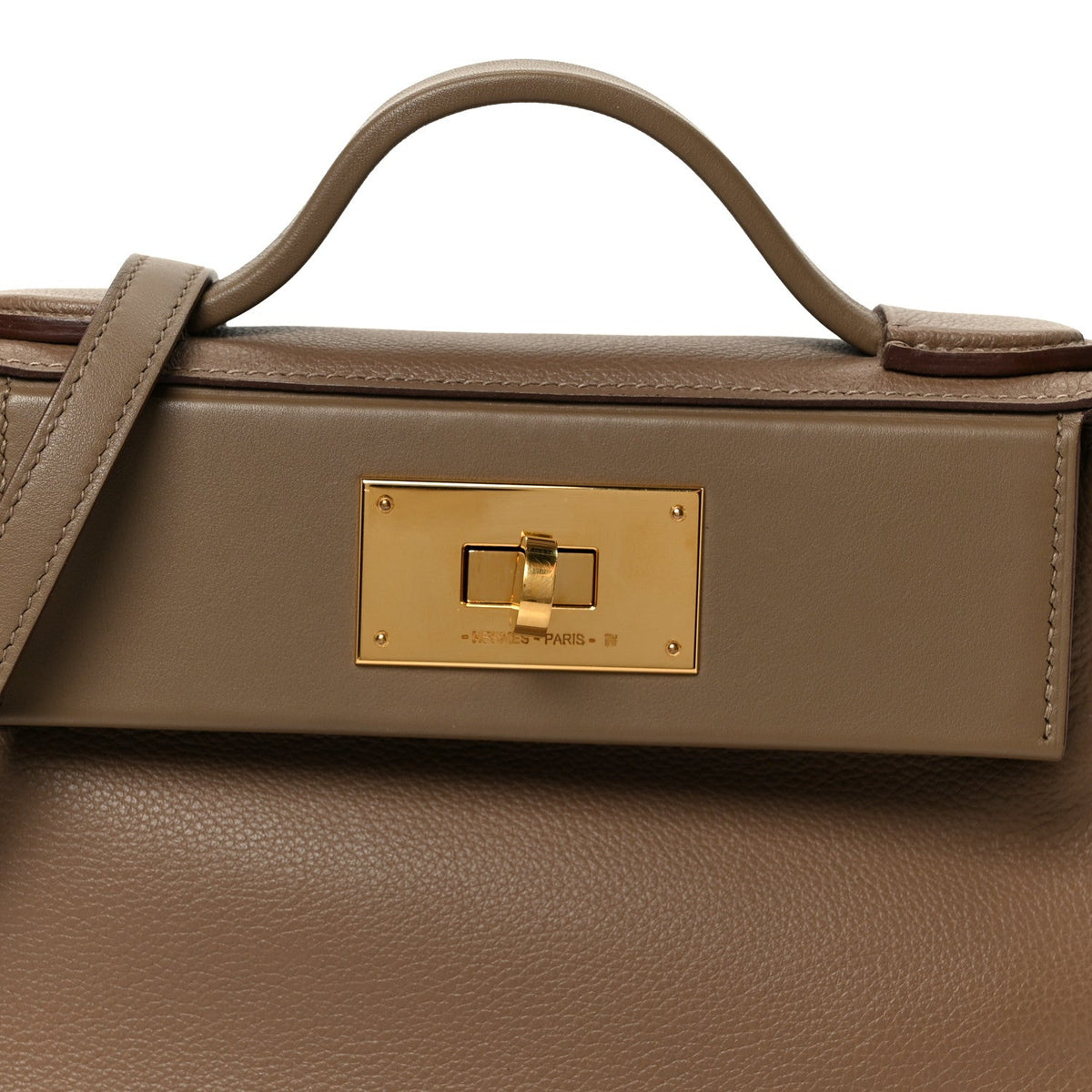 エルメス 24/24 ミニヴァンキャトル 21 Etoupe エバーカラー / スイフト ゴールド金具 HERMES 24/24 21 ETOUPE EVERCOLOR / SWIFT GOLD HARDWARE