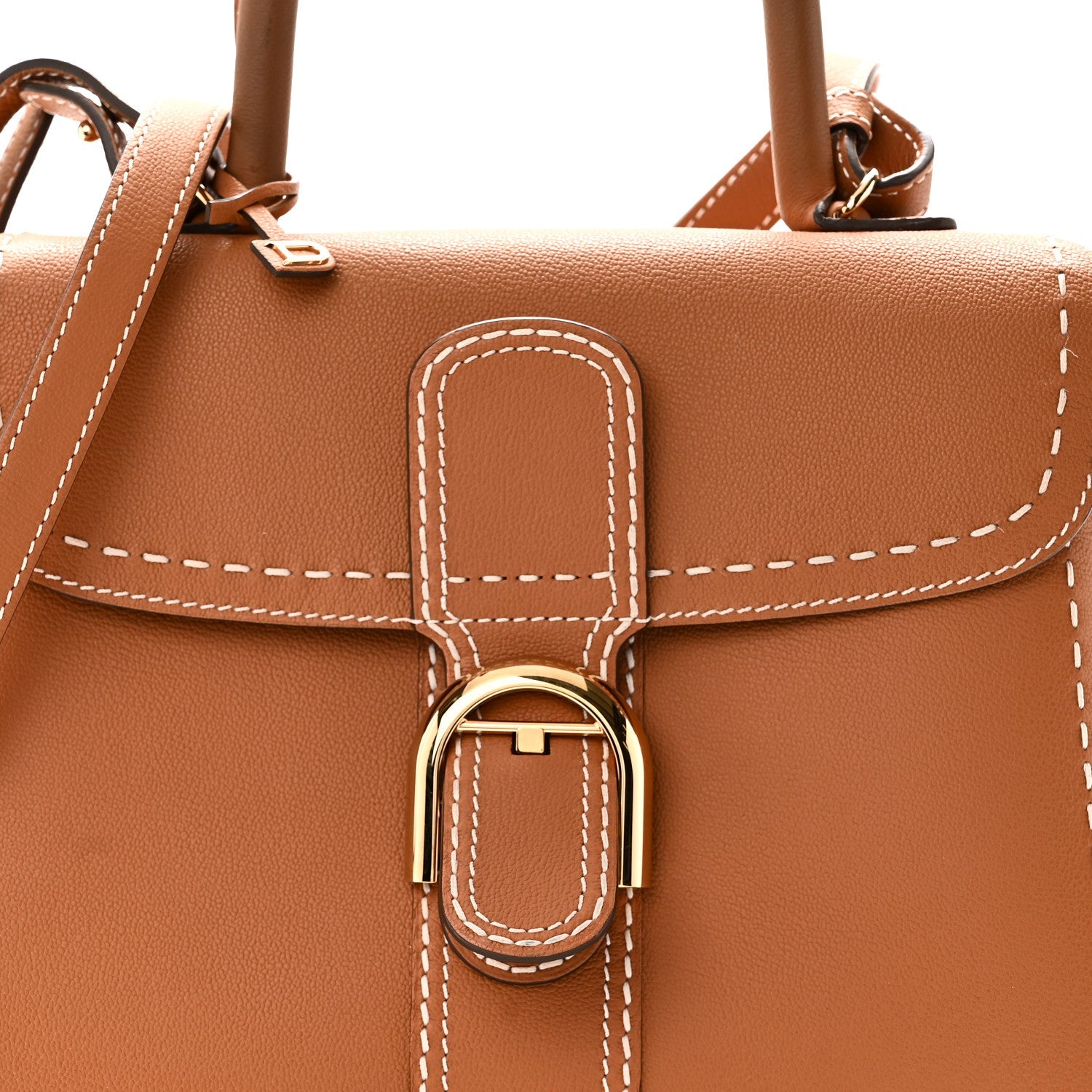 デルヴォー ブリヨン MM サーピケ ショルダーバッグ Vegetal グレインドカーフスキン ゴールド金具 DELVAUX BRILLANT MM SURPIQUE SHOULDER BAG VEGETAL GRAINED CALFSKIN GOLD HARDWARE