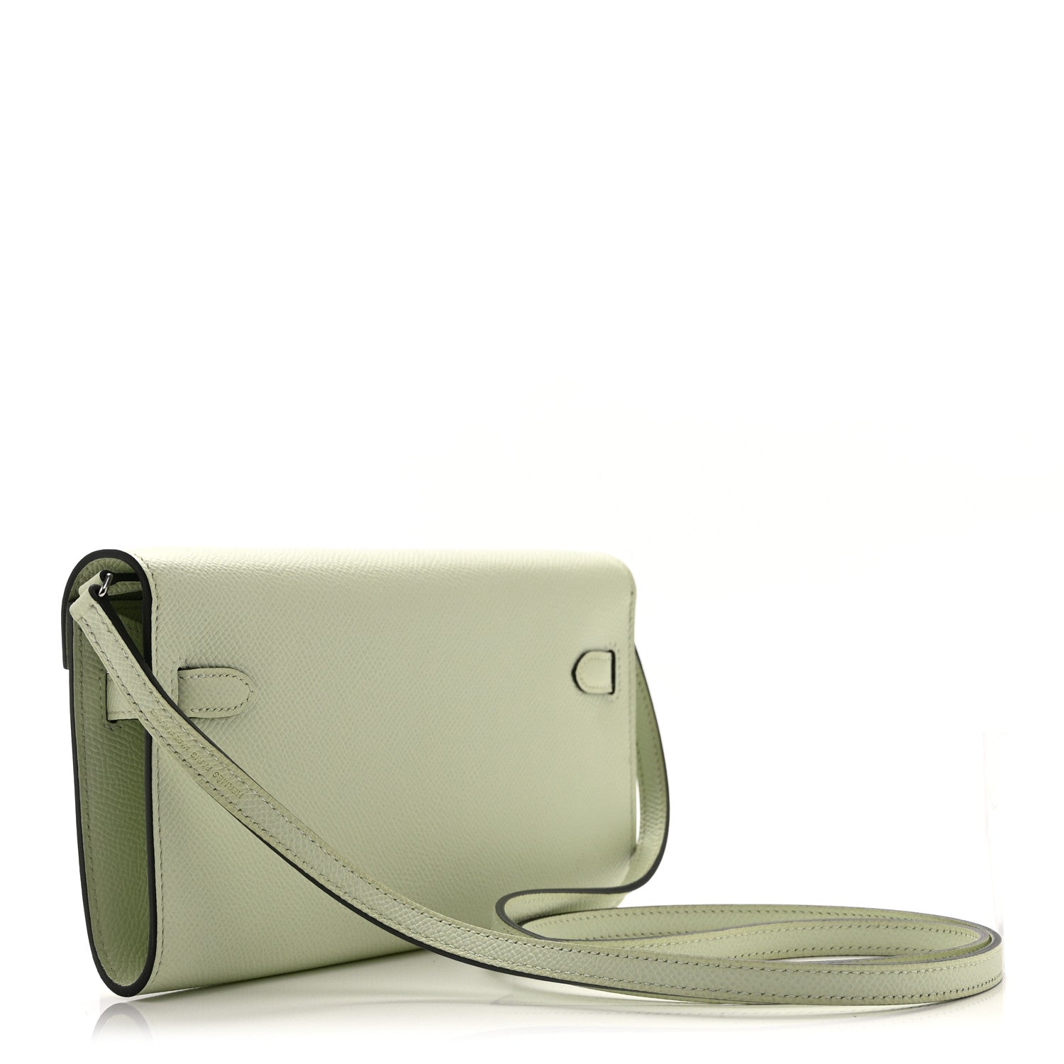 エルメス ケリートゥーゴー 長財布 Vert Fizz エプソン シルバー金具 HERMES KELLY TO GO WALLET VERT FIZZ EPSOM SILVER HARDWARE
