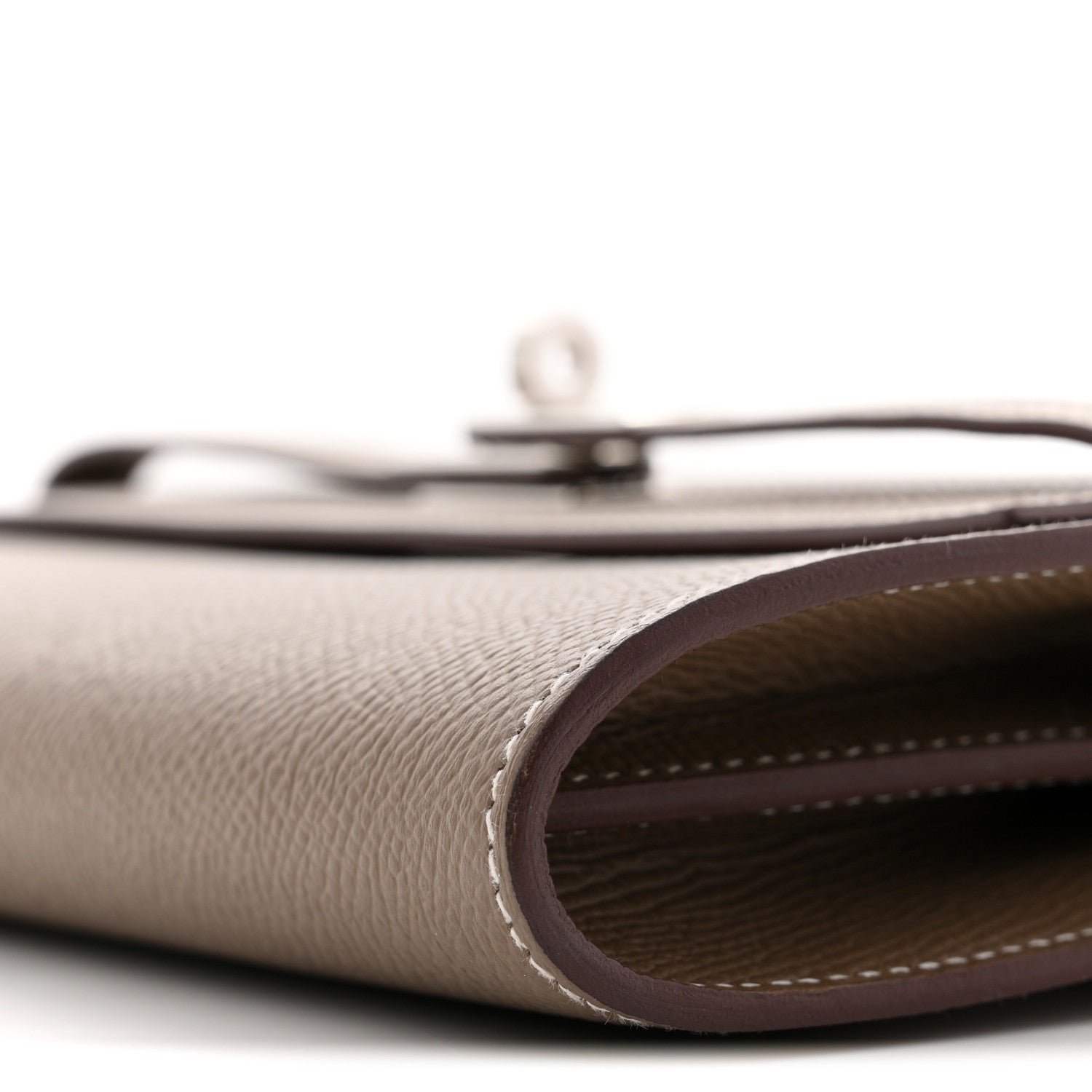 エルメス ケリートゥーゴー 長財布 Etoupe エプソン シルバー金具 HERMES KELLY TO GO WALLET ETOUPE EPSOM SILVER HARDWARE