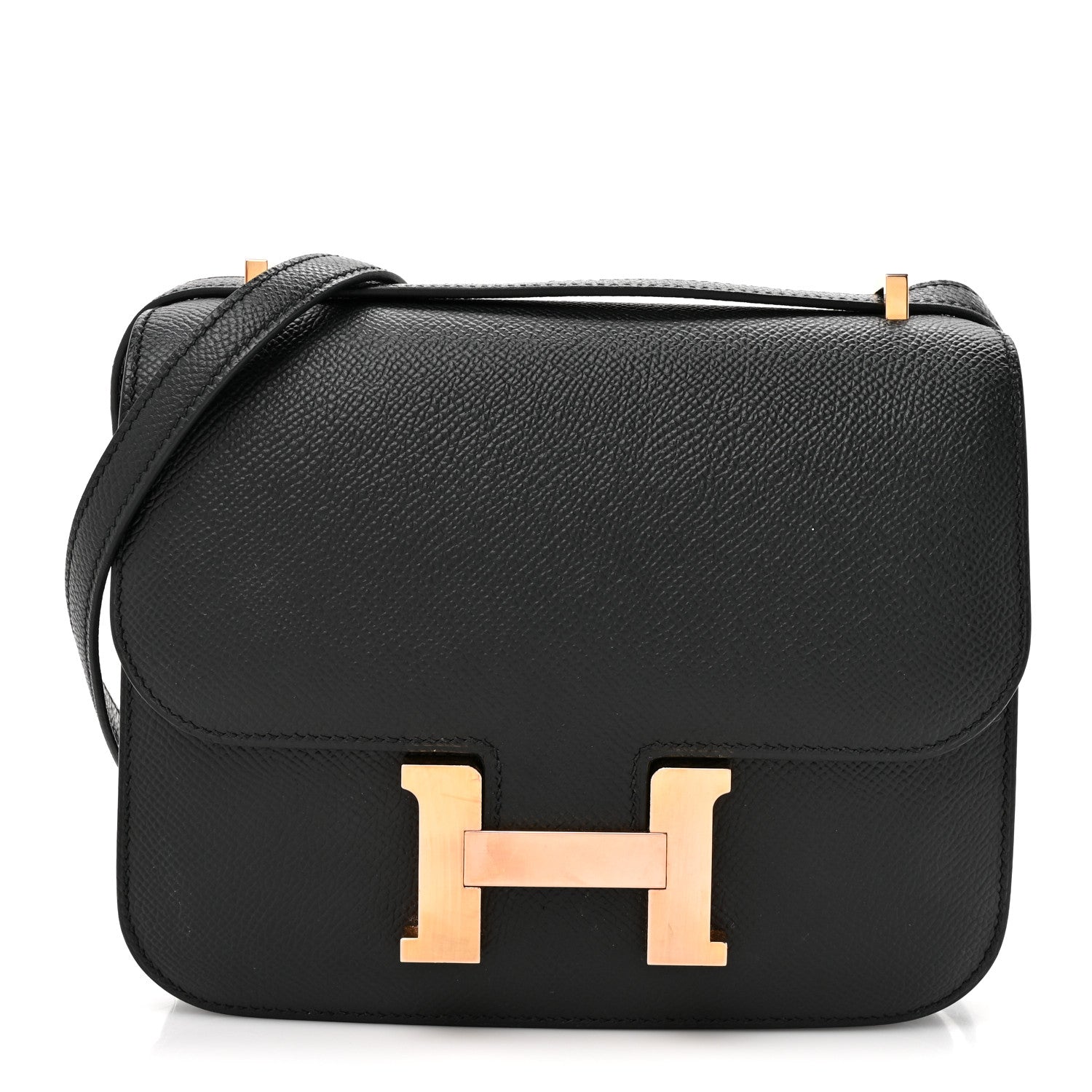 エルメス ミニコンスタンス 18 Black エプソン ローズゴールド金具 HERMES MINI CONSTANCE 18 BLACK EPSOM ROSE GOLD HARDWARE