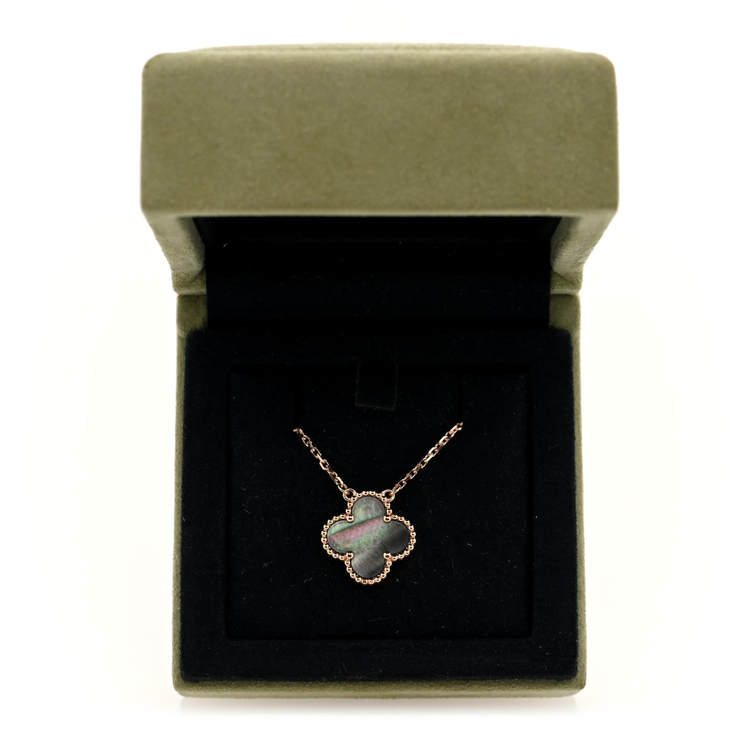 ヴァンクリーフ&アーペル ヴィンテージアルハンブラ ペンダントネックレス マザーオブパール 18K ローズゴールド VAN CLEEF & ARPELS VINTAGE ALHAMBRA PENDANT NECKLACE MOTHER OF PEARL 18K ROSE GOLD