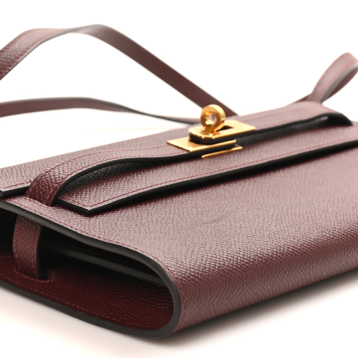 エルメス ケリートゥーゴー 長財布 To Go Rouge Sellier エプソン ゴールド金具 HERMES KELLY TO GO WALLET TO GO ROUGE SELLIER EPSOM GOLD HARDWARE