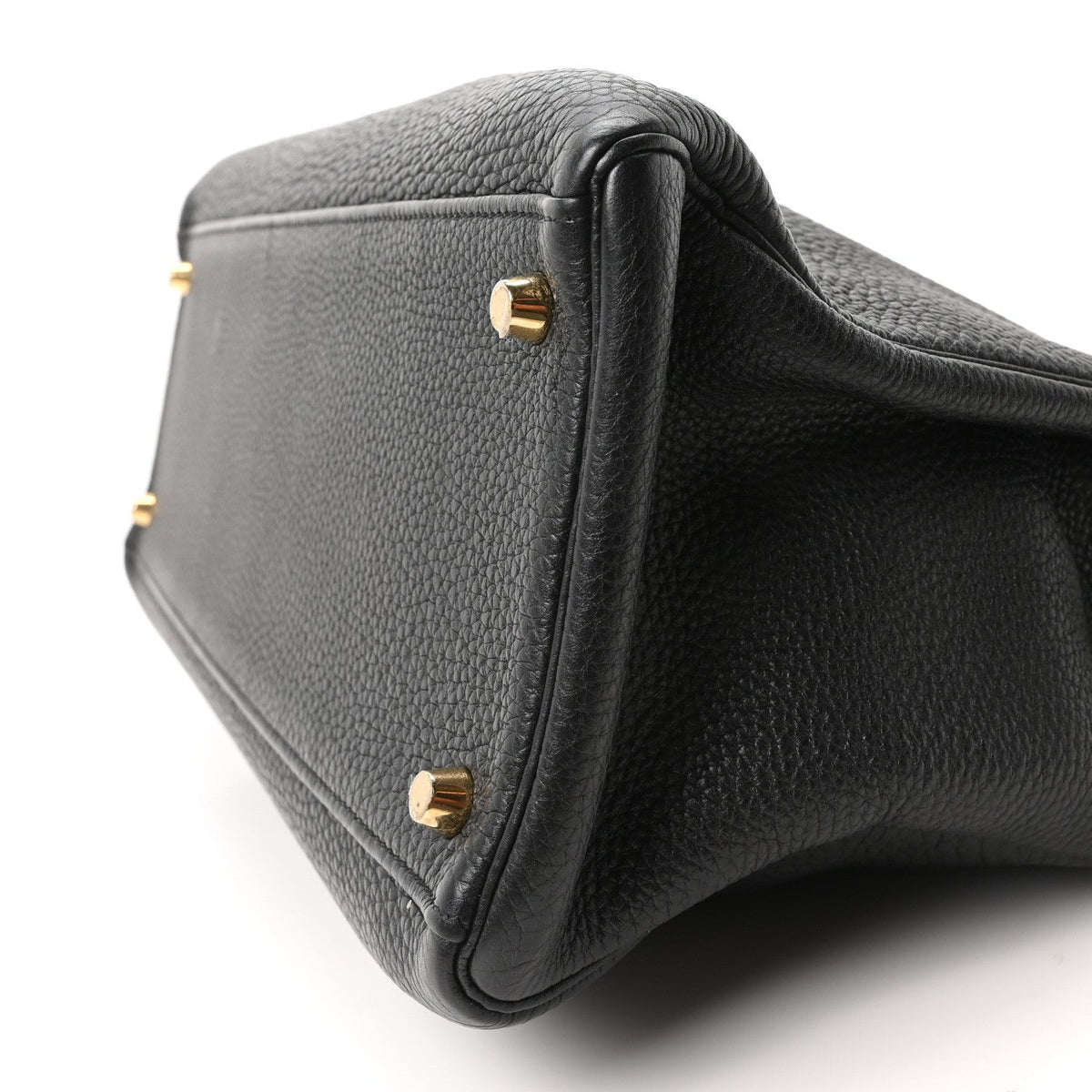 Hermes Kelly 35 Retourne Black Togo Gold Hardware
