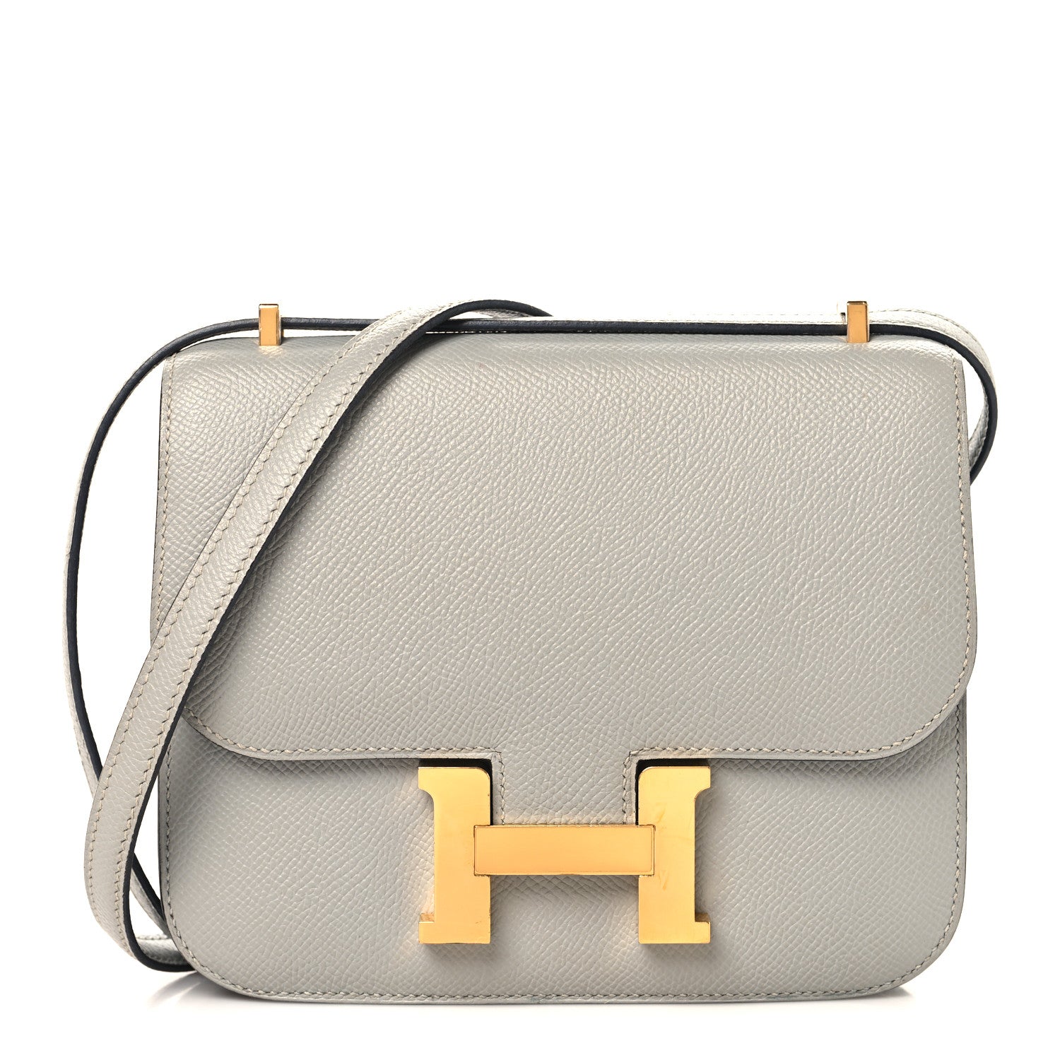 エルメス ミニコンスタンス 18 Bleu Glacier エプソン ゴールド金具 HERMES MINI CONSTANCE 18 BLEU GLACIER EPSOM GOLD HARDWARE