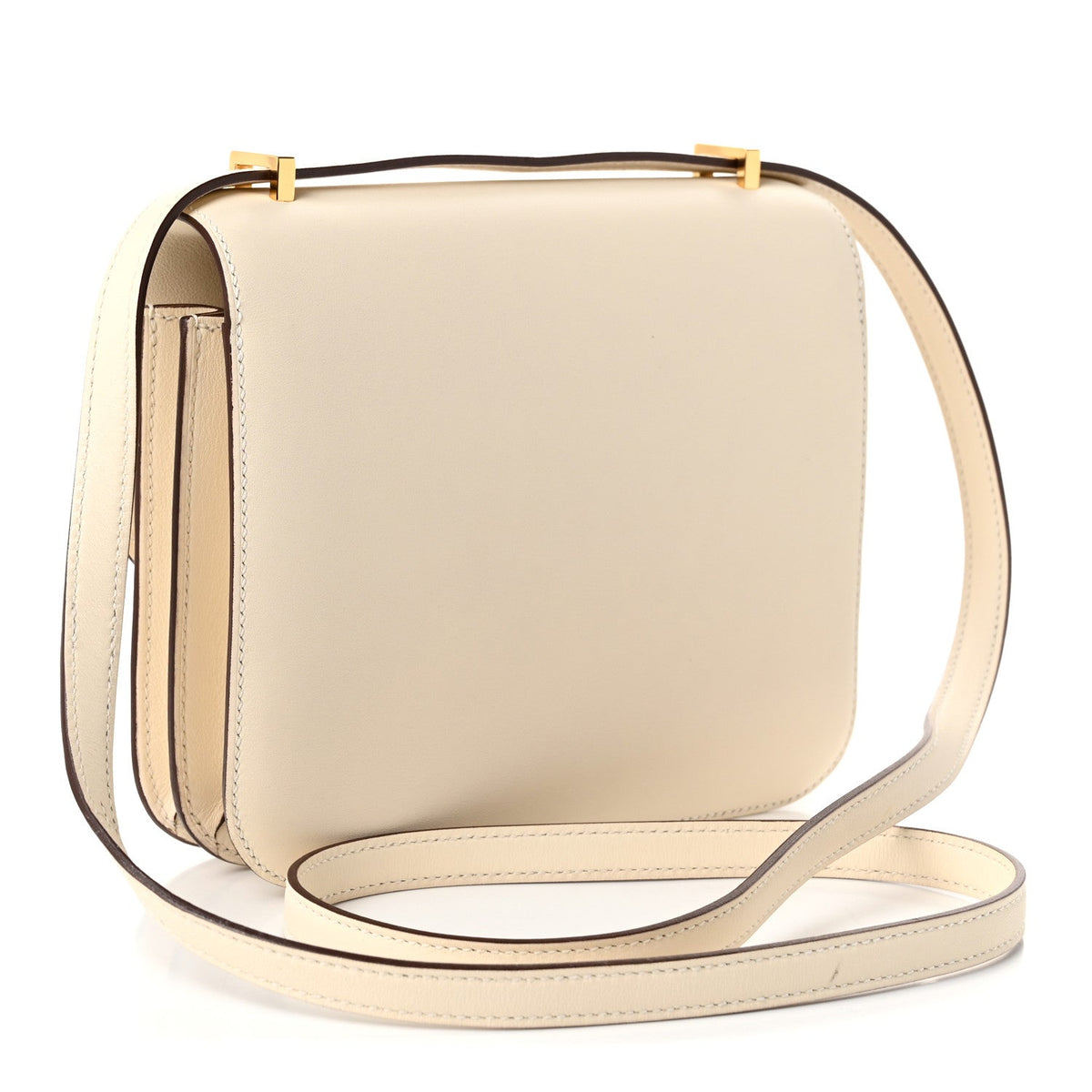 Hermes Mini Constance 18 Nata Swift Gold Hardware