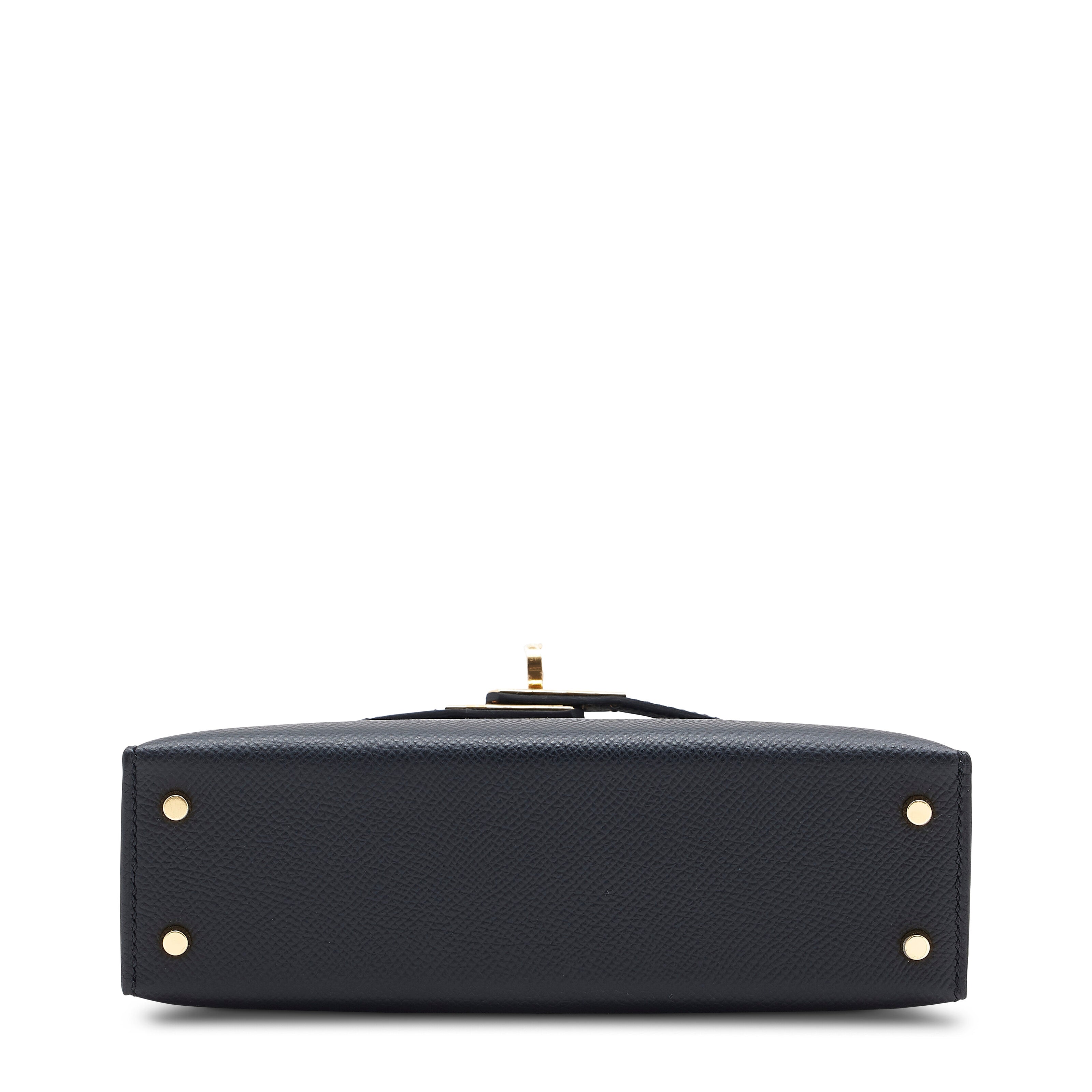 エルメス ミニケリー 20 外縫い Black エプソン ゴールド金具 HERMES MINI KELLY 20 SELLIER BLACK EPSOM GOLD HARDWARE