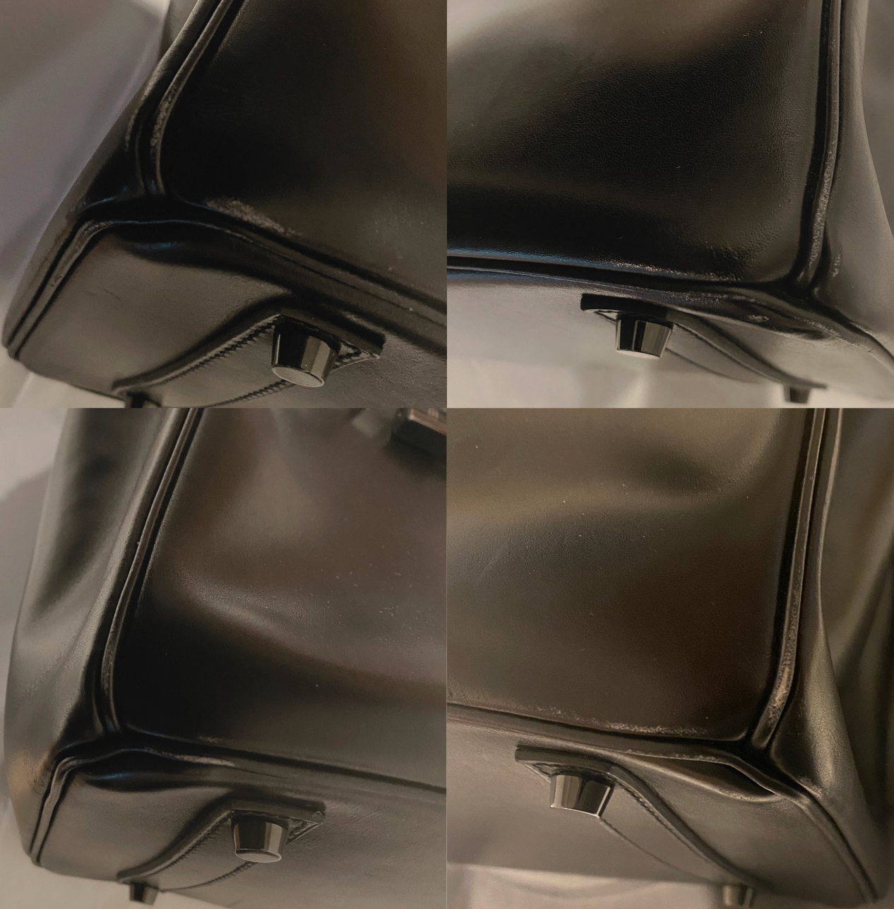 HERMES BIRKIN 35 SO-BLACK BOX CALFSKIN BLACK HARDWARE
