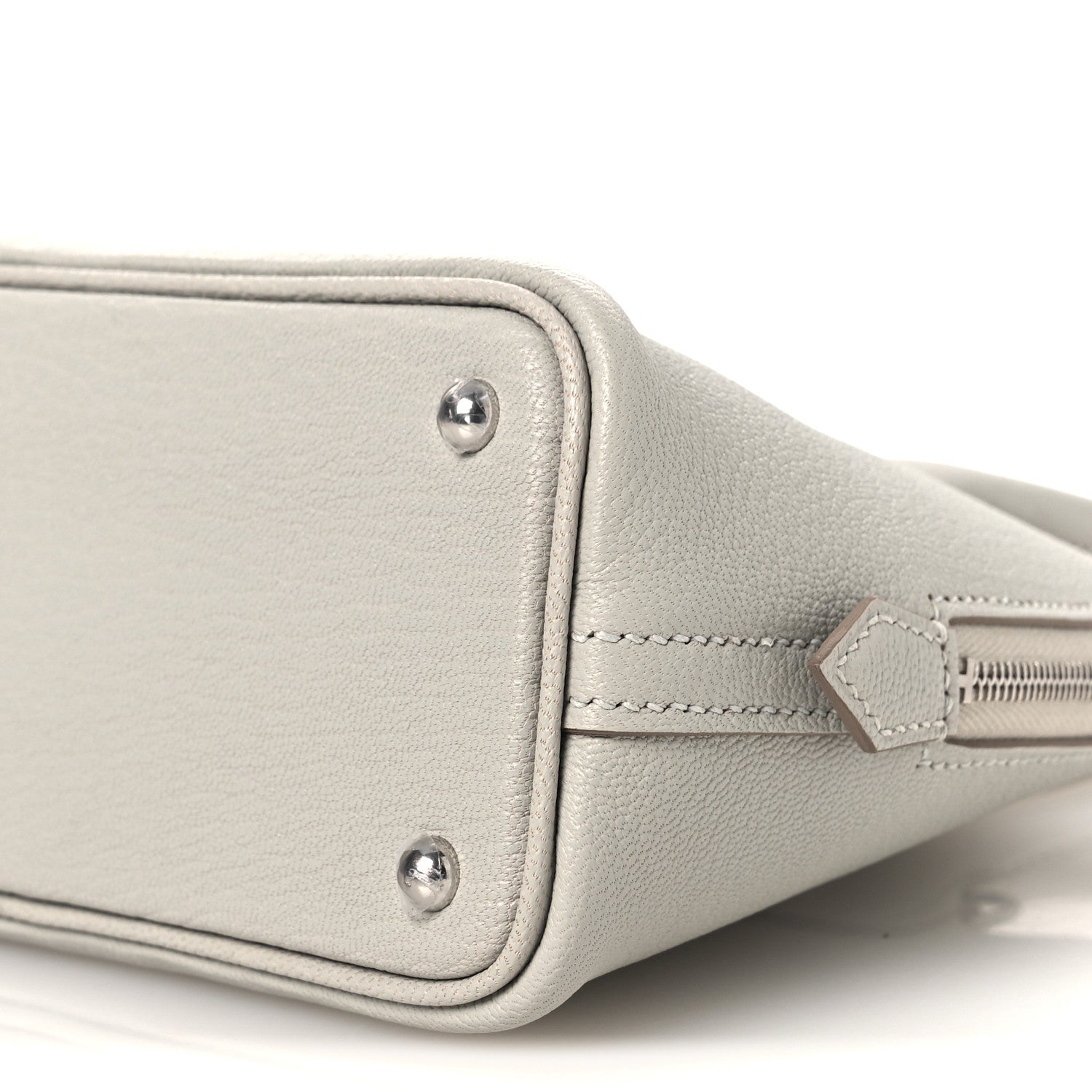 エルメス ミニ ボリード 1923 Gris Perle シェーブルミゾール ローズゴールド金具 HERMES MINI BOLIDE 1923 GRIS PERLE CHEVRE MYSORE ROSE GOLD HARDWARE