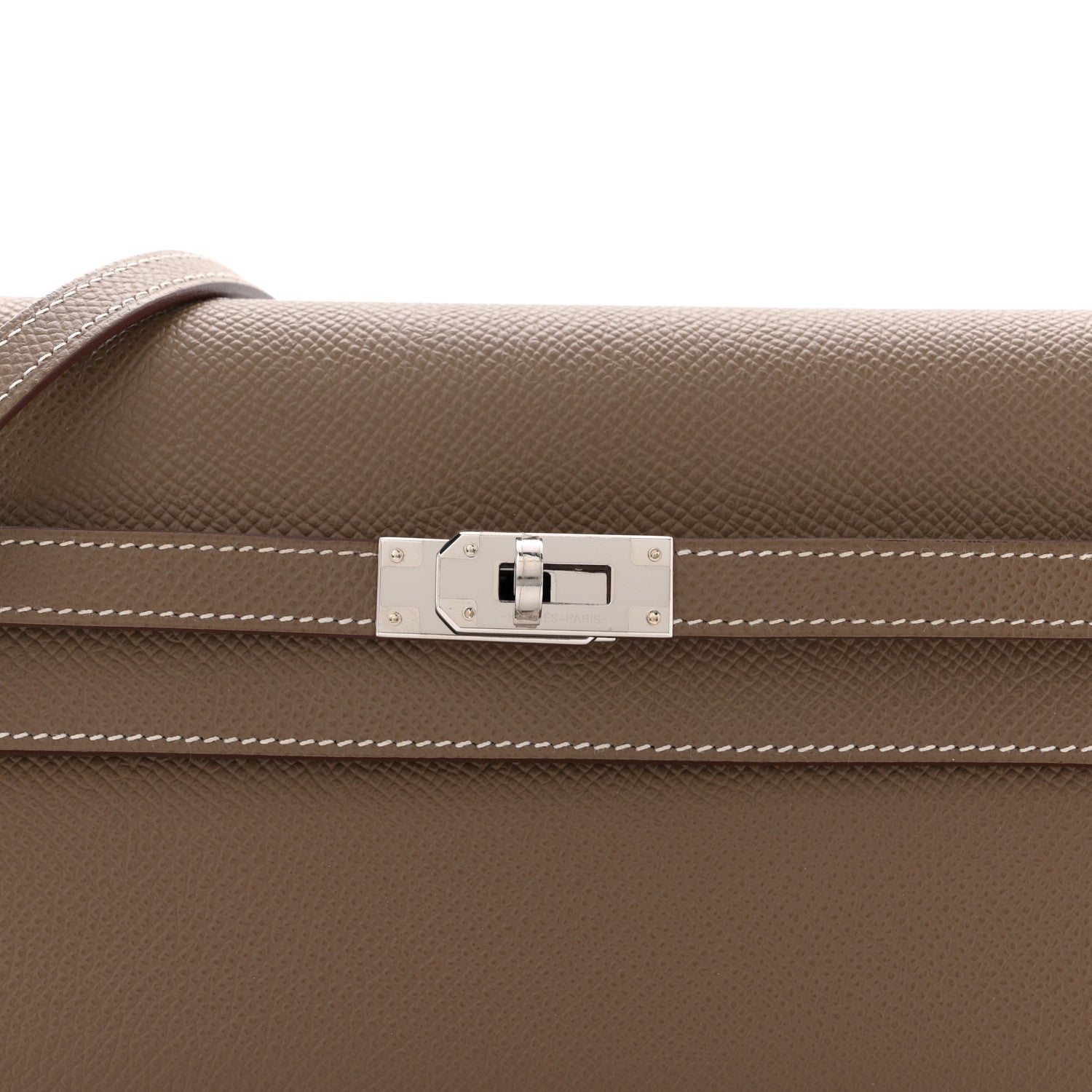エルメス ケリートゥーゴー 長財布 Etoupe エプソン シルバー金具 HERMES KELLY TO GO WALLET ETOUPE EPSOM SILVER HARDWARE