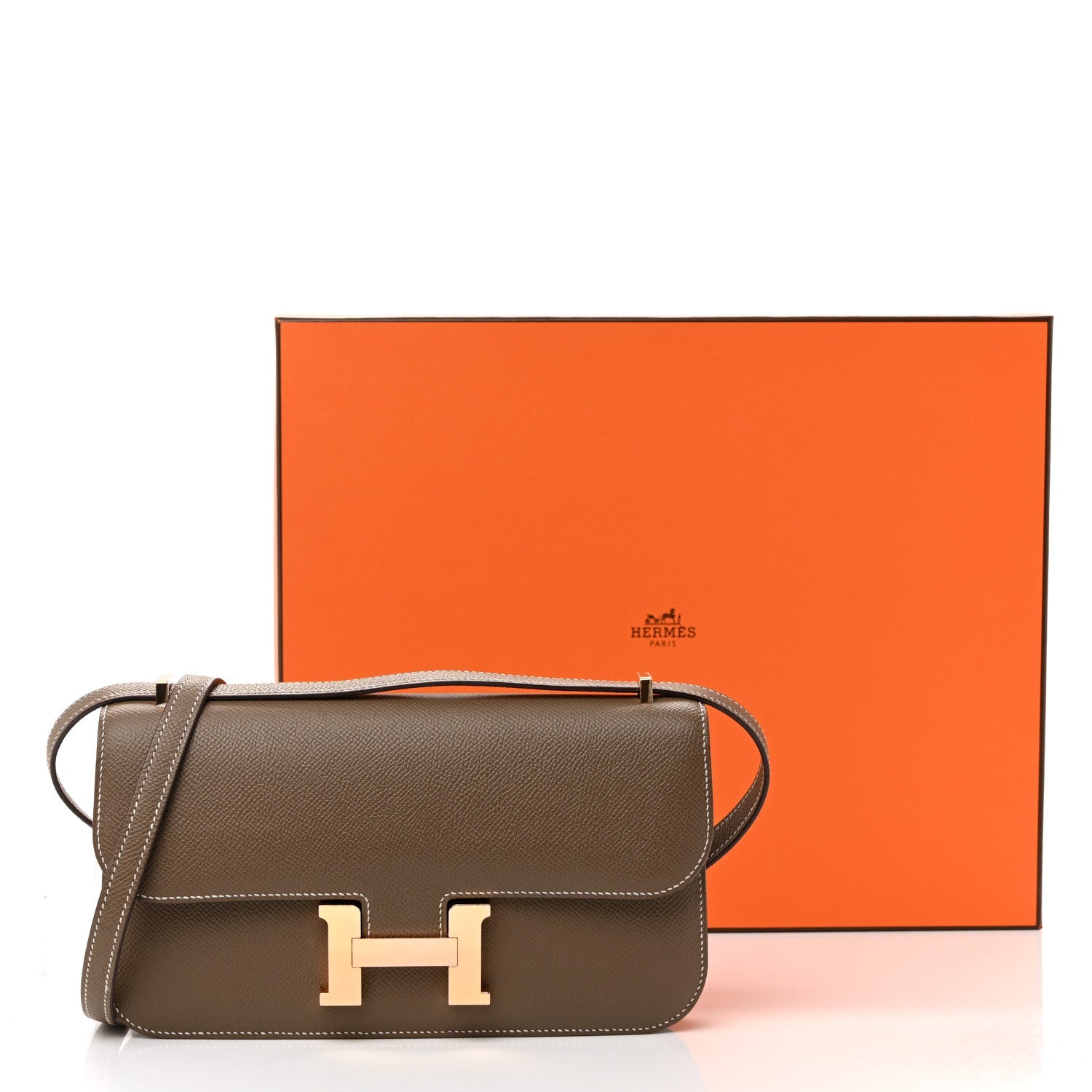 エルメス コンスタンス Elan エラン Etoupe エプソン ゴールド金具 HERMES CONSTANCE Elan ELAN ETOUPE EPSOM GOLD HARDWARE