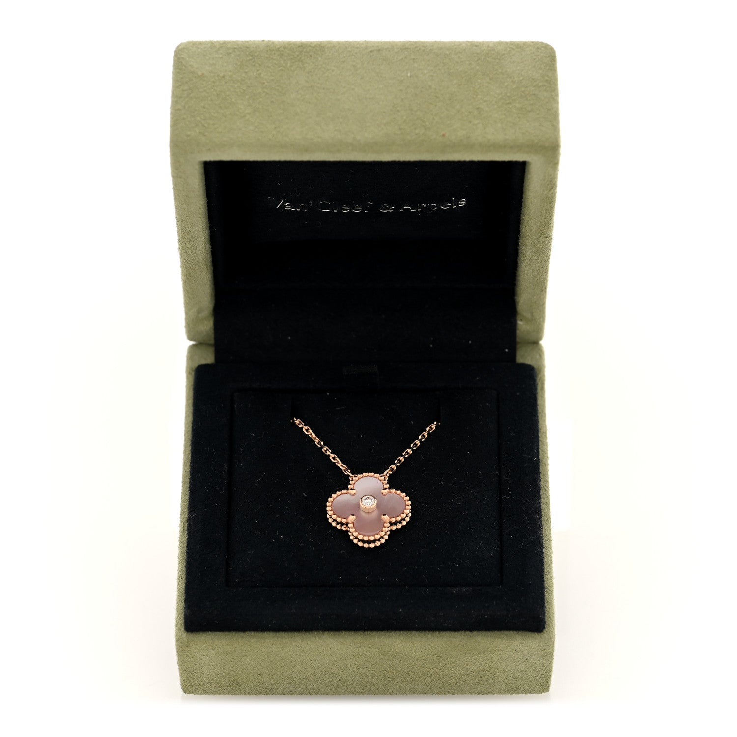 ヴァンクリーフ&アーペル ヴィンテージアルハンブラ ペンダントネックレス マルチカラー 18K ローズゴールド VAN CLEEF & ARPELS VINTAGE ALHAMBRA PENDANT NECKLACE MULTICOLOR 18K ROSE GOLD