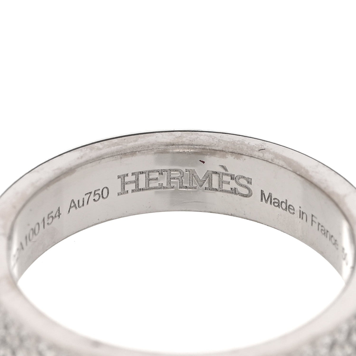 エルメス ケリー リング 指輪 18K ホワイトゴールド ダイヤモンド HERMES KELLY RING 18K WHITE GOLD DIAMOND