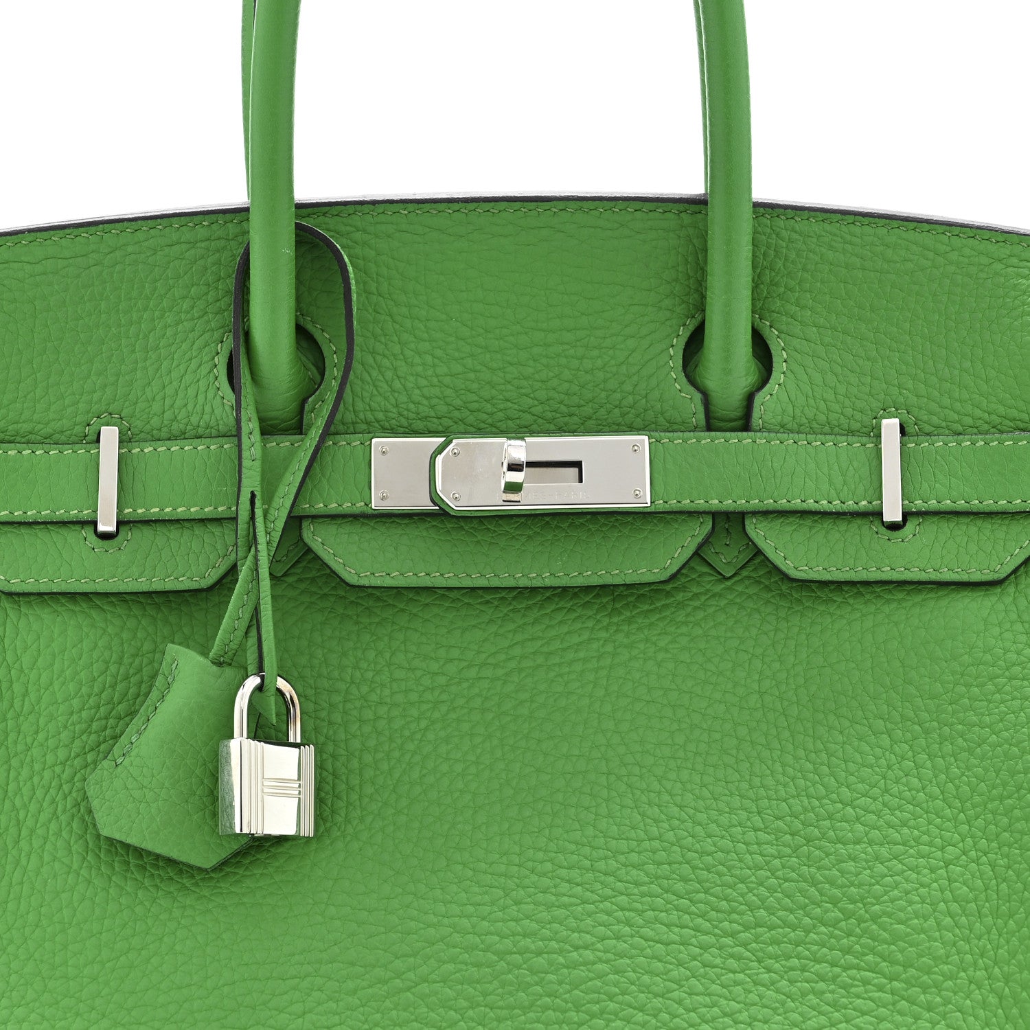 HERMES BIRKIN 30 BAMBOU TOGO SILVER HARDWARE