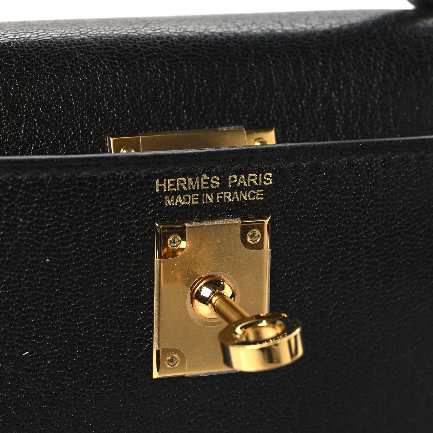 エルメス ミニケリー 20 外縫い Black シェーブル シャムキラ ゴールド金具 HERMES MINI KELLY 20 SELLIER BLACK CHEVRE CHAMKILA GOLD HARDWARE