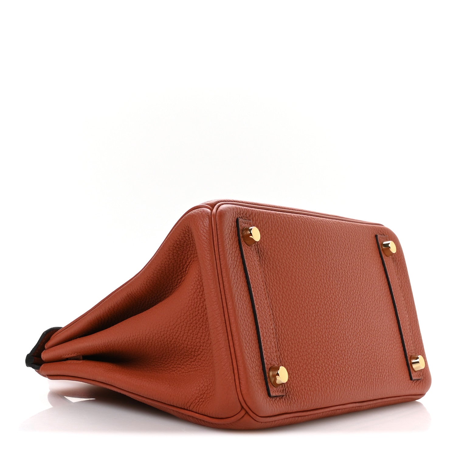 HERMES BIRKIN 25 TERRE BATTUE TOGO GOLD HARDWARE