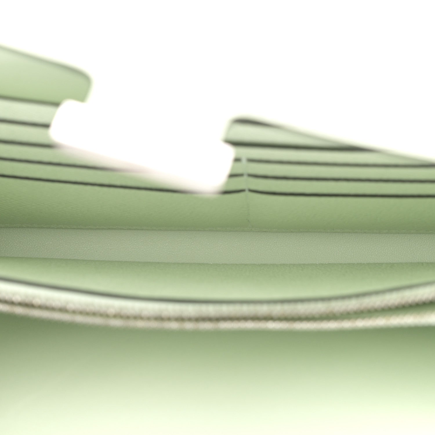 HERMES CONSTANCE TO GO WALLET VERT FIZZ EPSOM SILVER HARDWARE