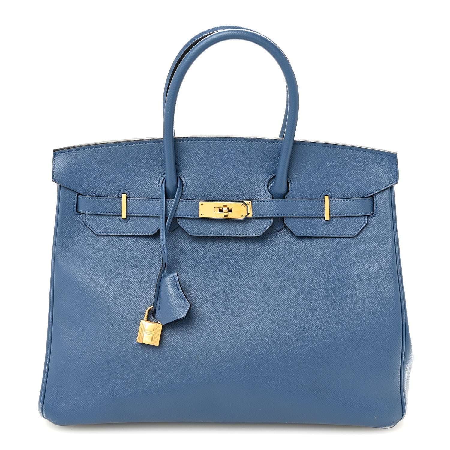 エルメス バーキン 35 Bleu Agate エプソン ゴールド金具 HERMES BIRKIN 35 BLEU AGATE EPSOM GOLD HARDWARE