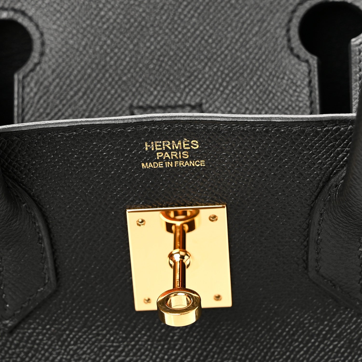HERMES BIRKIN 30 BLACK EPSOM GOLD HARDWARE