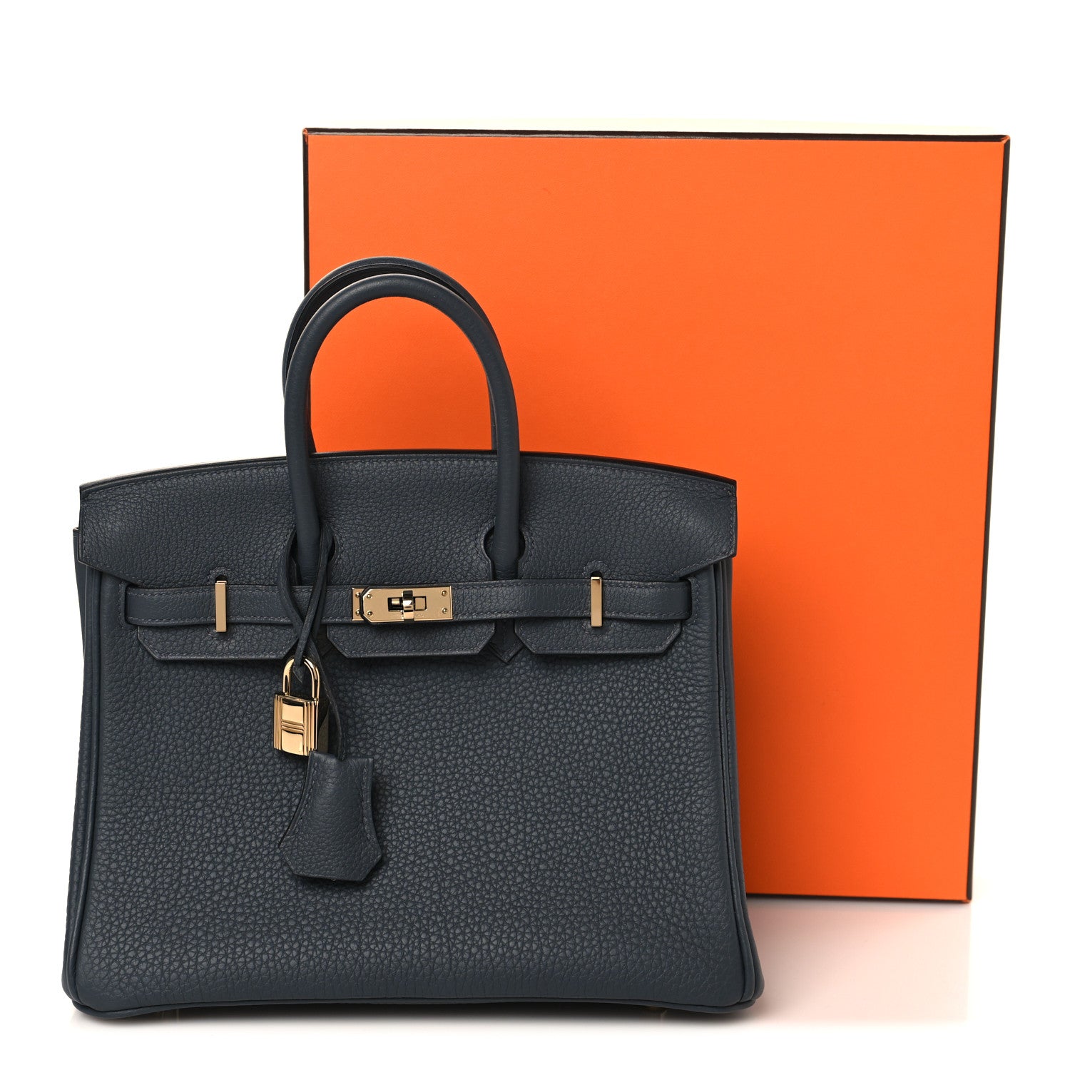 Hermès Birkin 25 Gris Misty Togo Gold Hardware