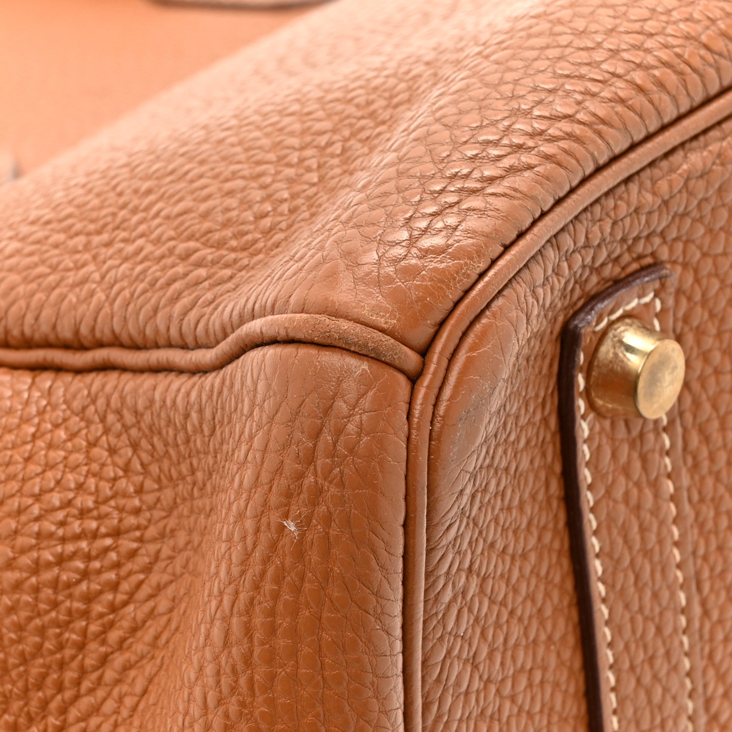 HERMES BIRKIN 35 GOLD TOGO GOLD HARDWARE