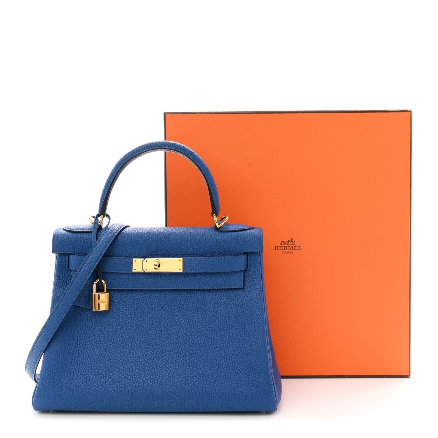 エルメス ケリー 28 内縫い Bleu France トゴ ゴールド金具 HERMES KELLY 28 RETOURNE BLEU FRANCE TOGO GOLD HARDWARE