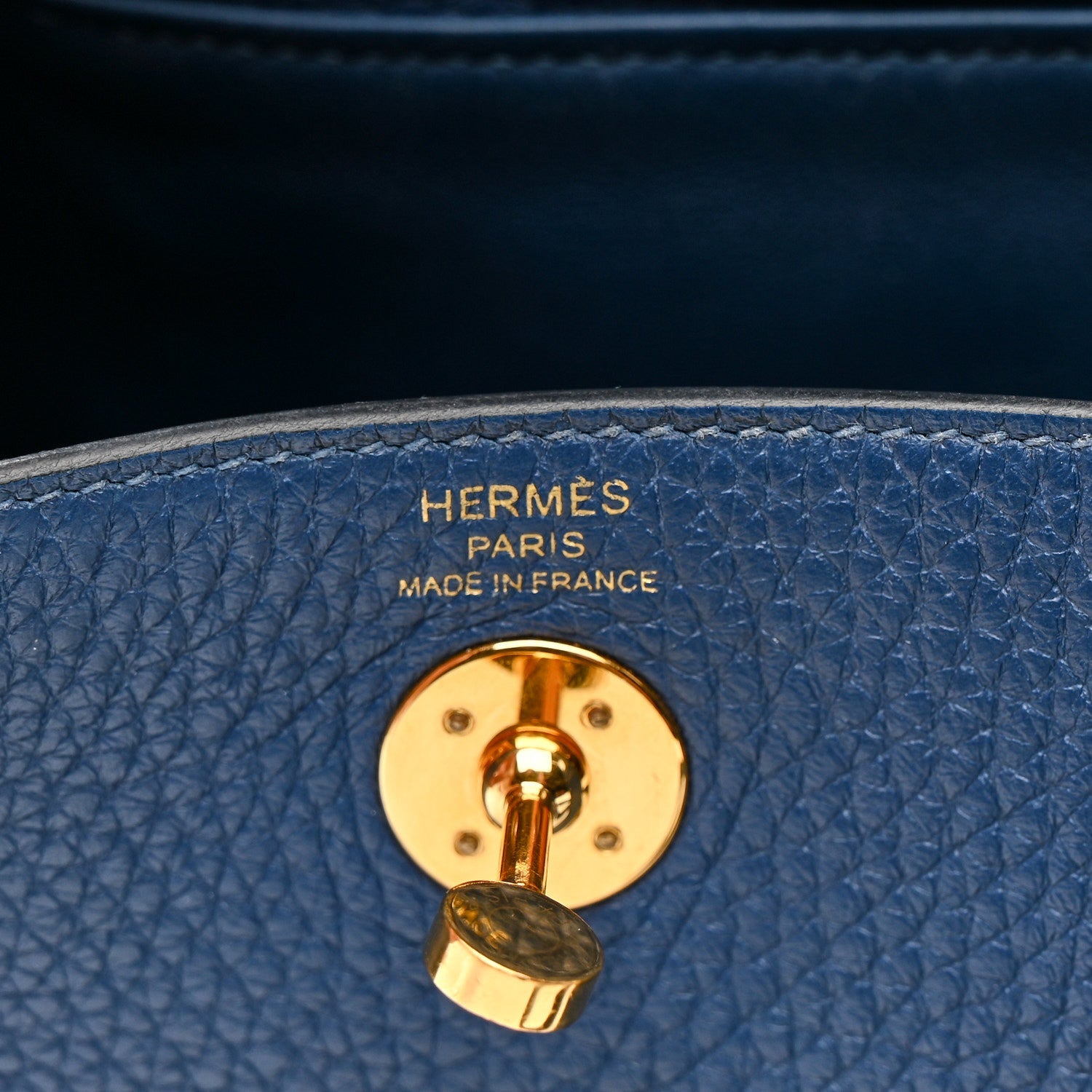 エルメス リンディ 20 Deep Bleu トリヨンクレマンス ゴールド金具 HERMES LINDY 20 DEEP BLEU TAURILLON CLEMENCE GOLD HARDWARE