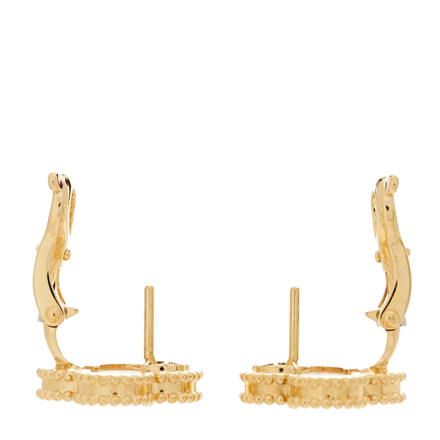 ヴァンクリーフ&アーペル ヴィンテージアルハンブラ ピアス マザーオブパール 18K イエローゴールド VAN CLEEF & ARPELS VINTAGE ALHAMBRA EARRINGS MOTHER OF PEARL 18K YELLOW GOLD