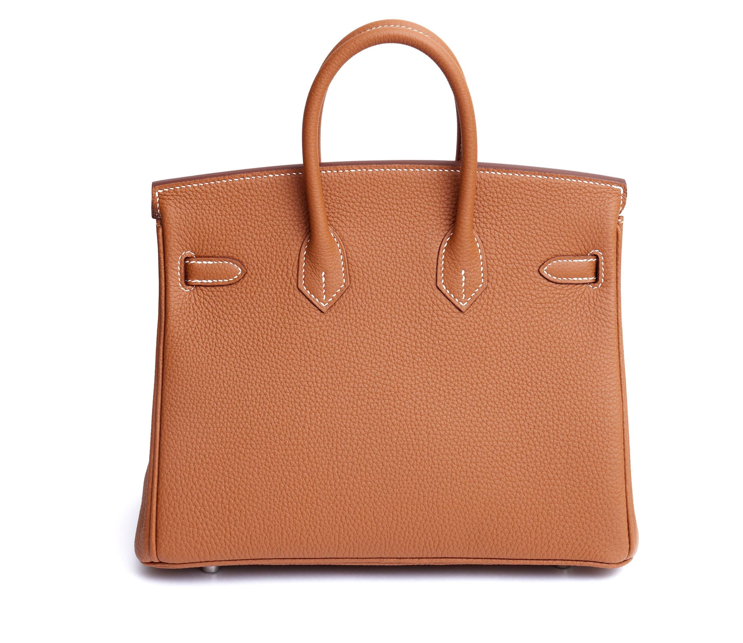 エルメス バーキン 25 Gold トゴ シルバー金具 HERMES BIRKIN 25 GOLD TOGO SILVER HARDWARE