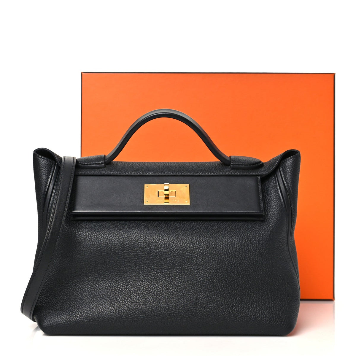 Hermes 24/24 29 Black Swift / Togo Gold Hardware