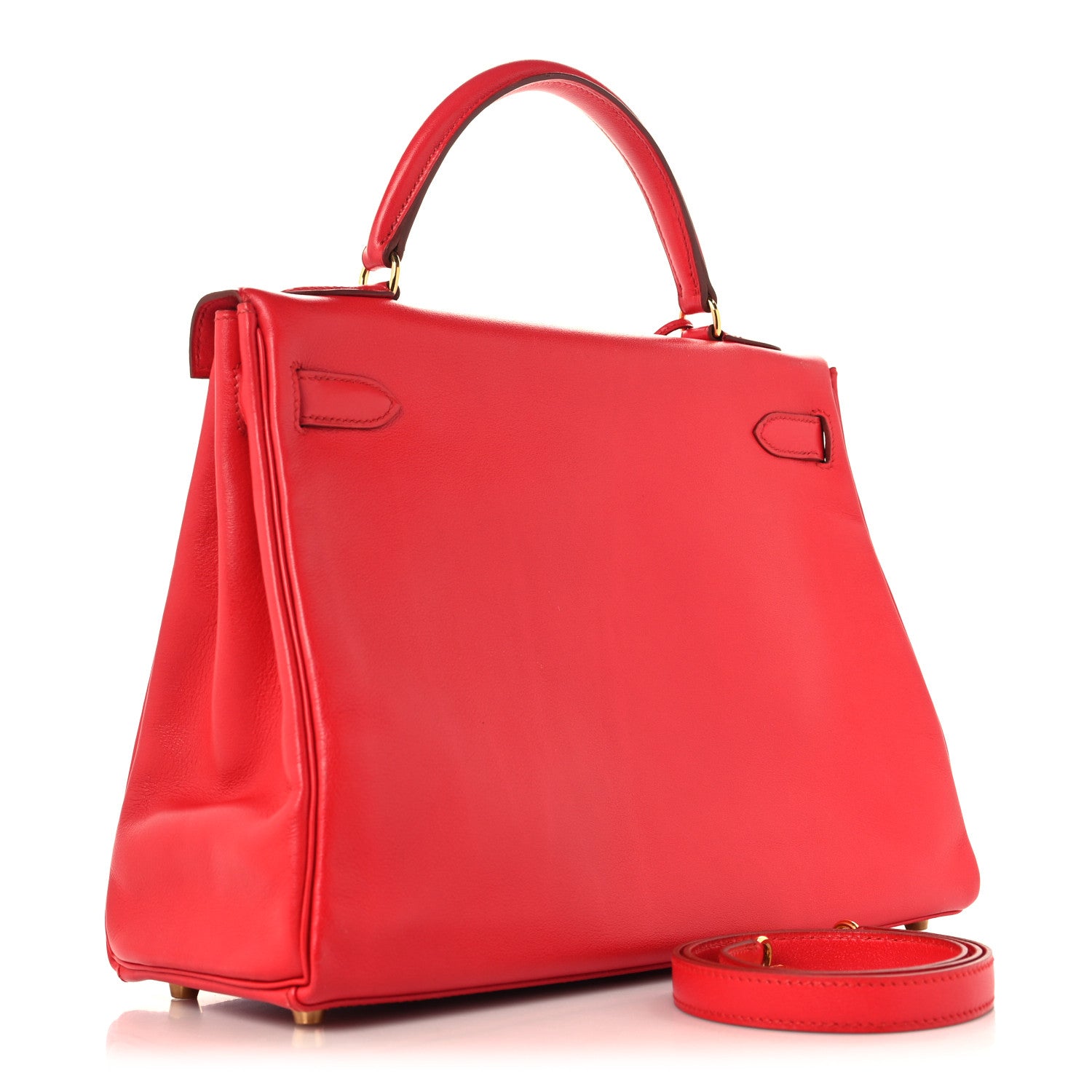エルメス ケリー32 内縫い Vermillion スイフト ゴールド金具 HERMES KELLY32 RETOURNE VERMILLION SWIFT GOLD HARDWARE