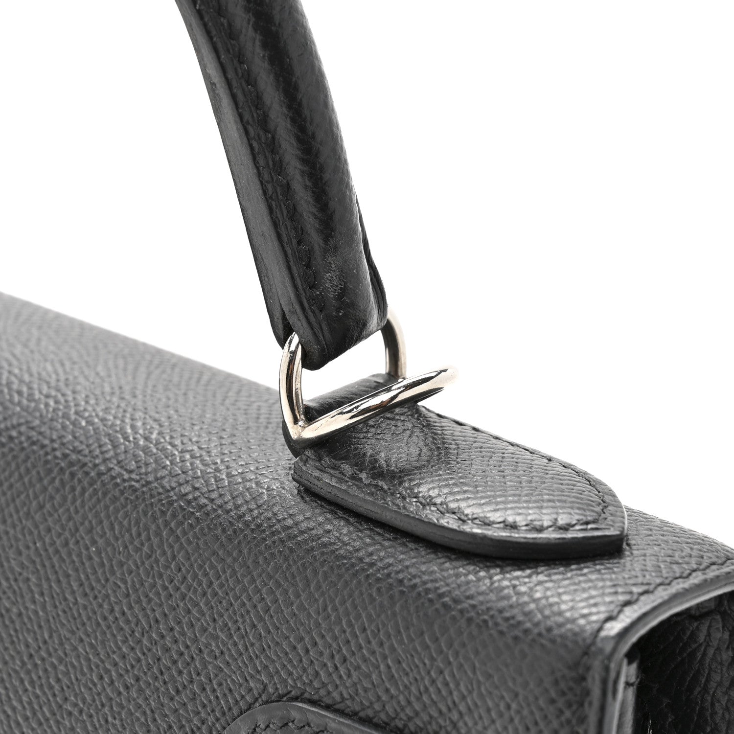 エルメス ケリー 28 外縫い Black エプソン シルバー金具 HERMES KELLY 28 SELLIER BLACK EPSOM SILVER HARDWARE