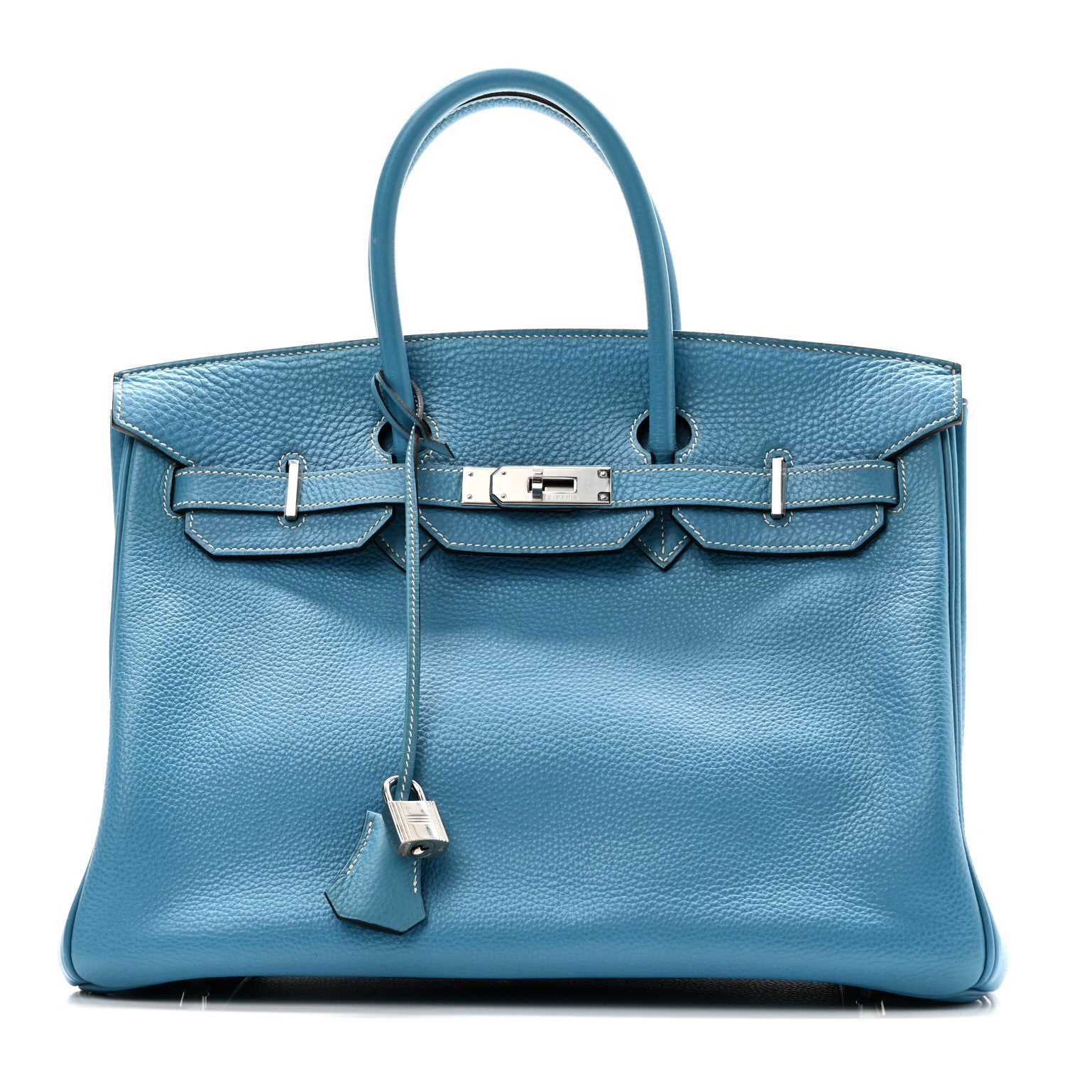 エルメス バーキン 35 Blue Jean トゴ シルバー金具 HERMES BIRKIN 35 BLUE JEAN TOGO SILVER HARDWARE