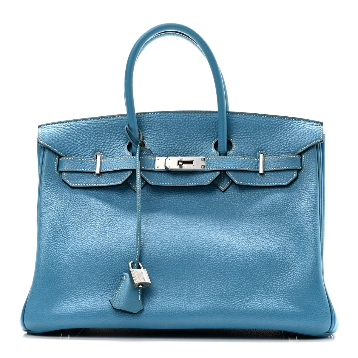 エルメス バーキン 35 Blue Jean トゴ シルバー金具 HERMES BIRKIN 35 