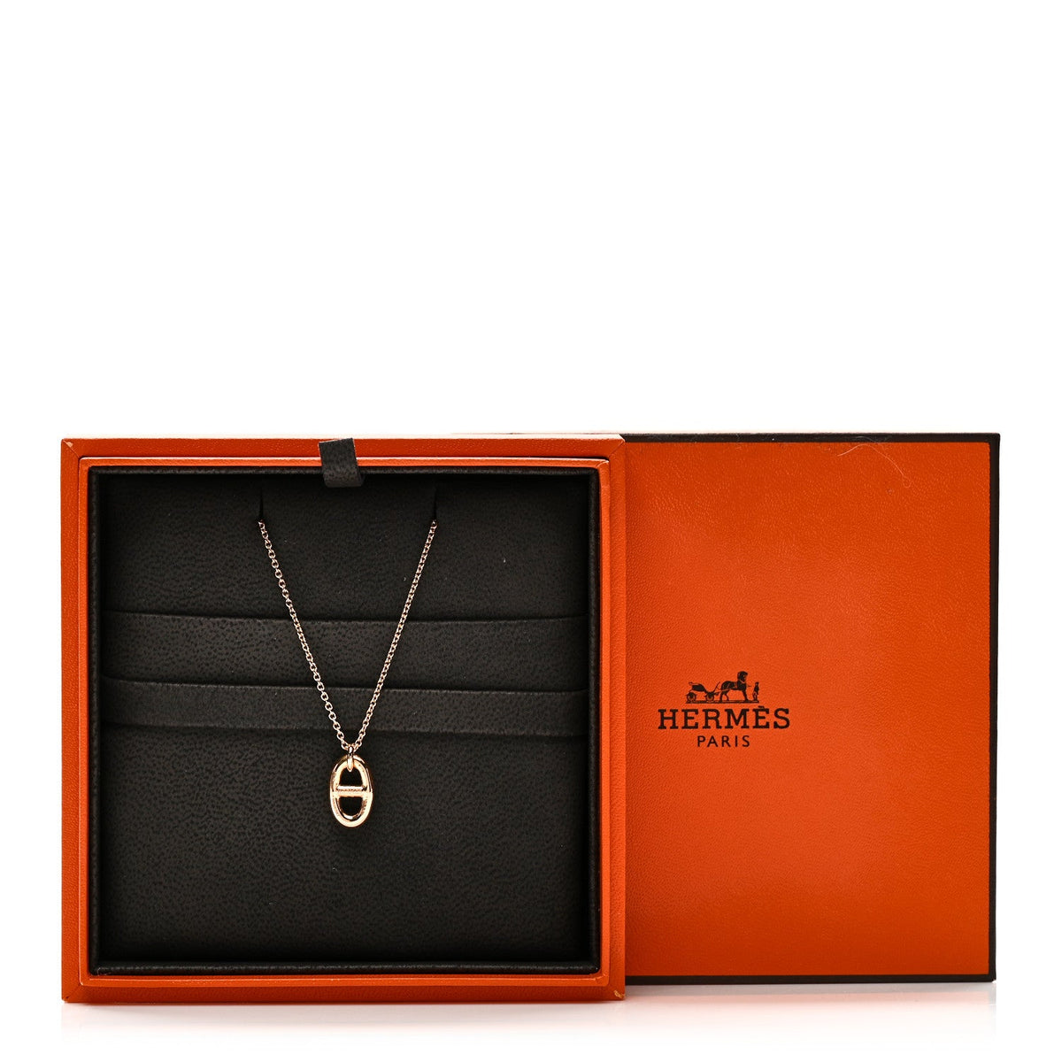 エルメス ファランドール ペンダントネックレス 18K ローズゴールド HERMES FARANDOLE PENDANT NECKLACE 18K ROSE GOLD