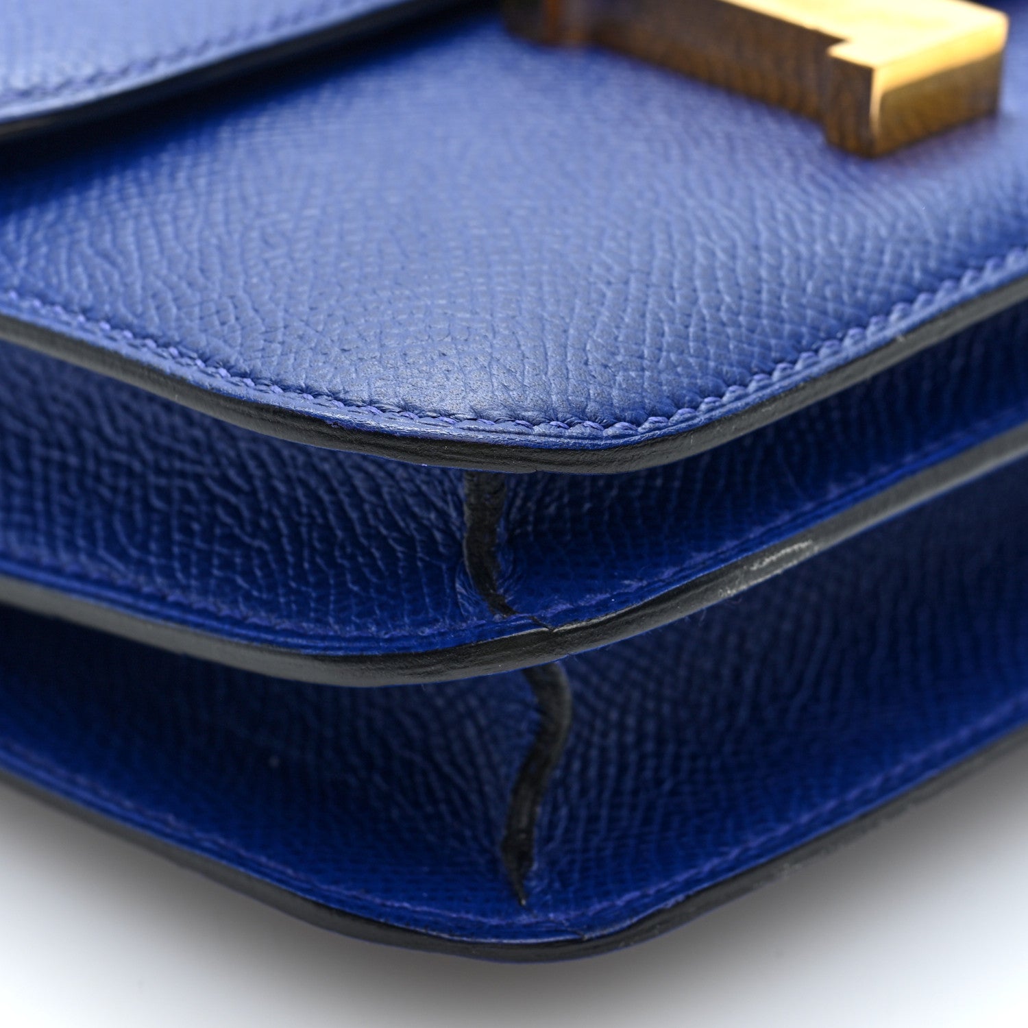エルメス ミニコンスタンス 18 Bleu Electrique エプソン ゴールド金具 HERMES MINI CONSTANCE 18 BLEU ELECTRIQUE EPSOM GOLD HARDWARE